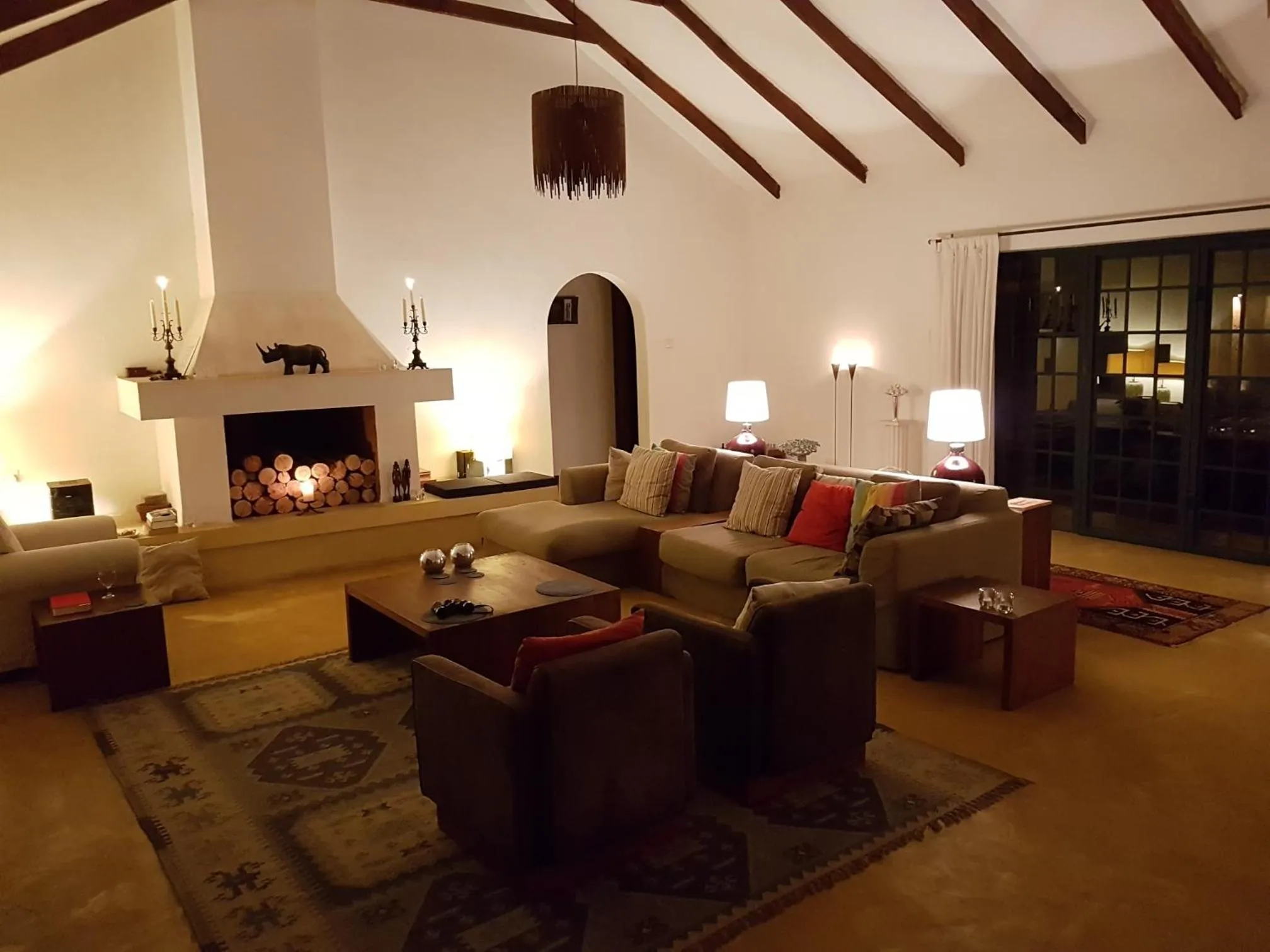 Living room in Kili Villa Kilimanjaro Luxury Retreat