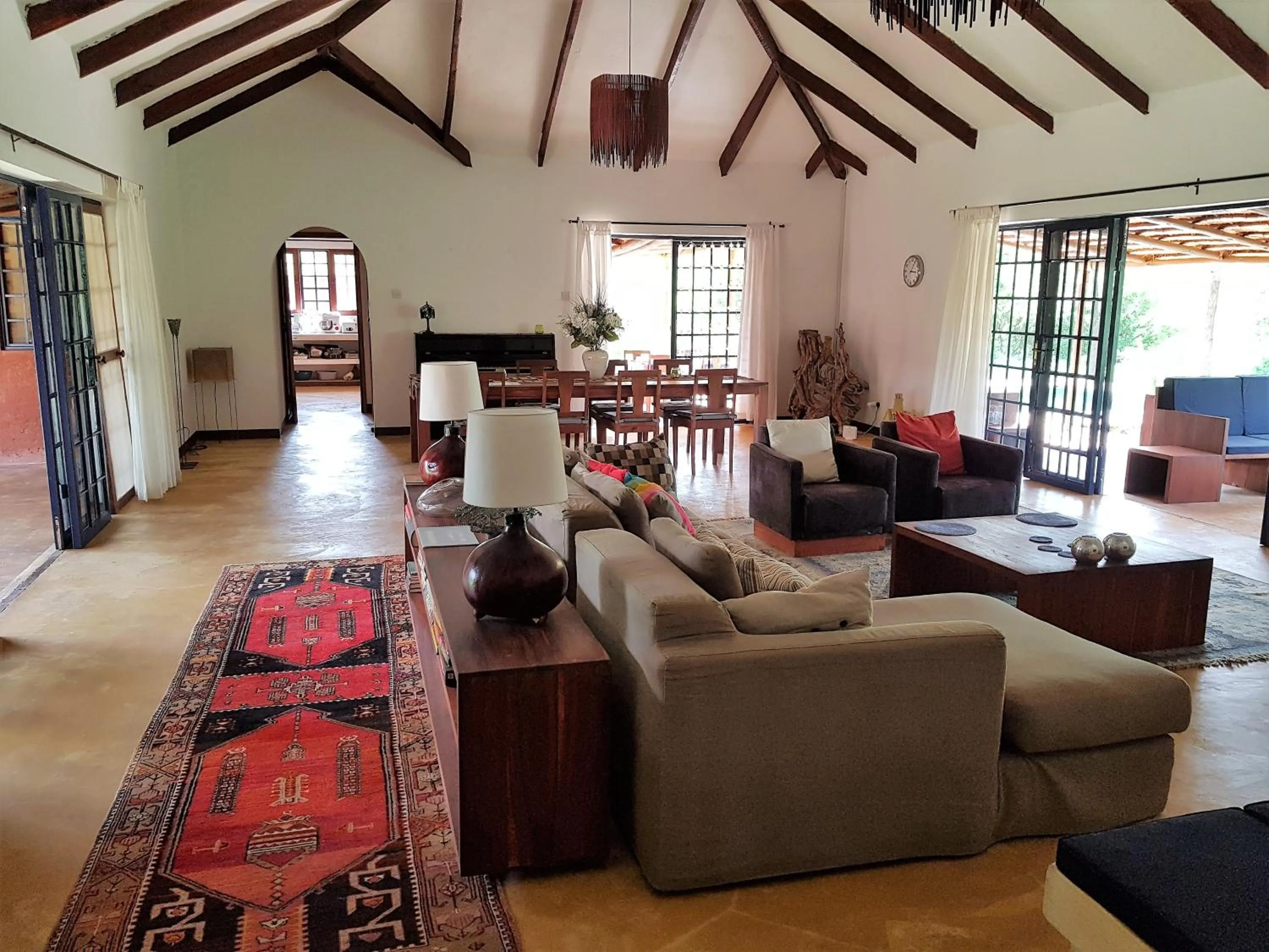 Living room in Kili Villa Kilimanjaro Luxury Retreat