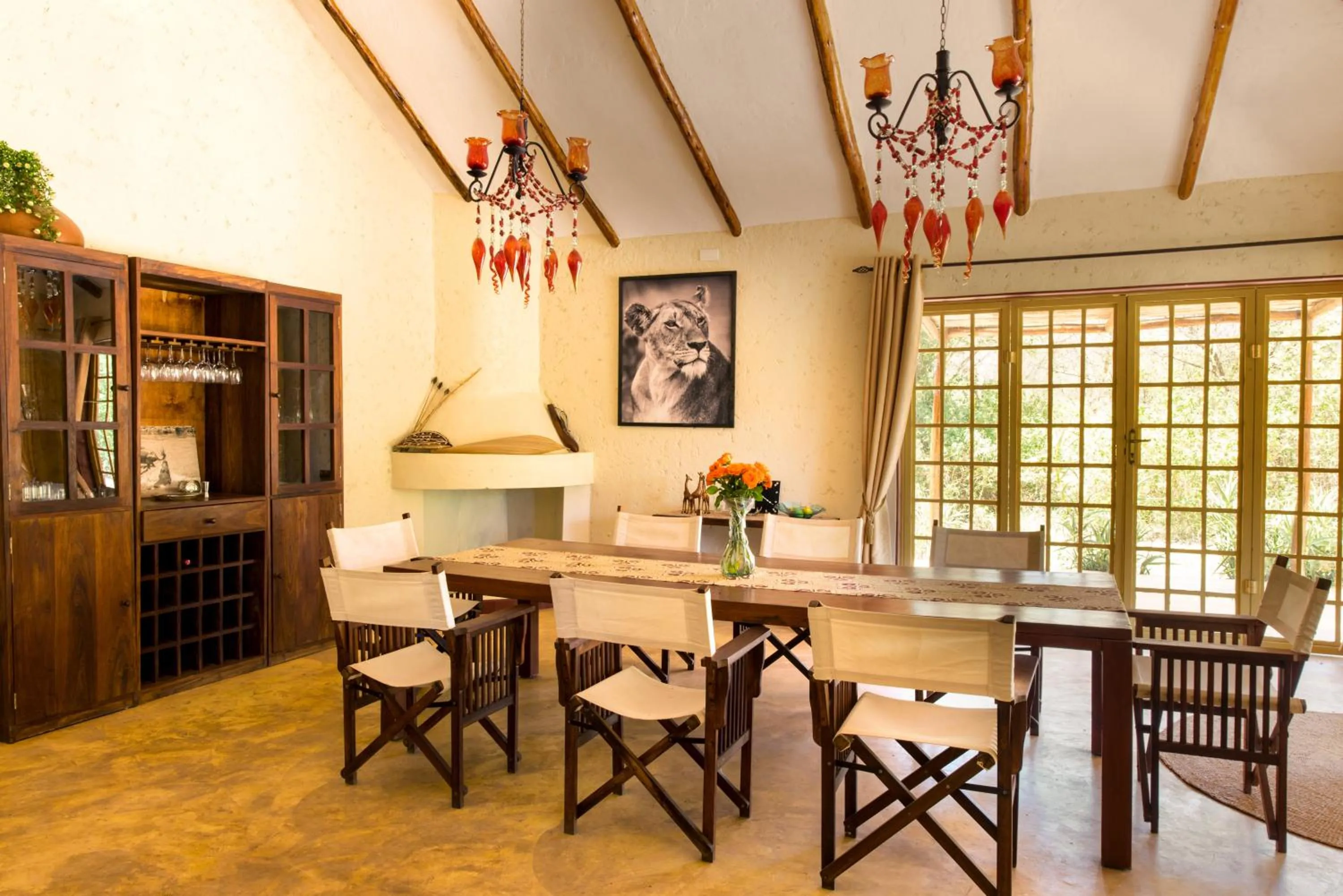 Living room in Kili Villa Kilimanjaro Luxury Retreat