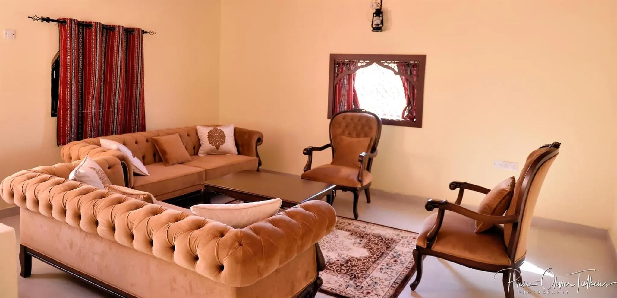 Living room in Arabian Oryx Camp