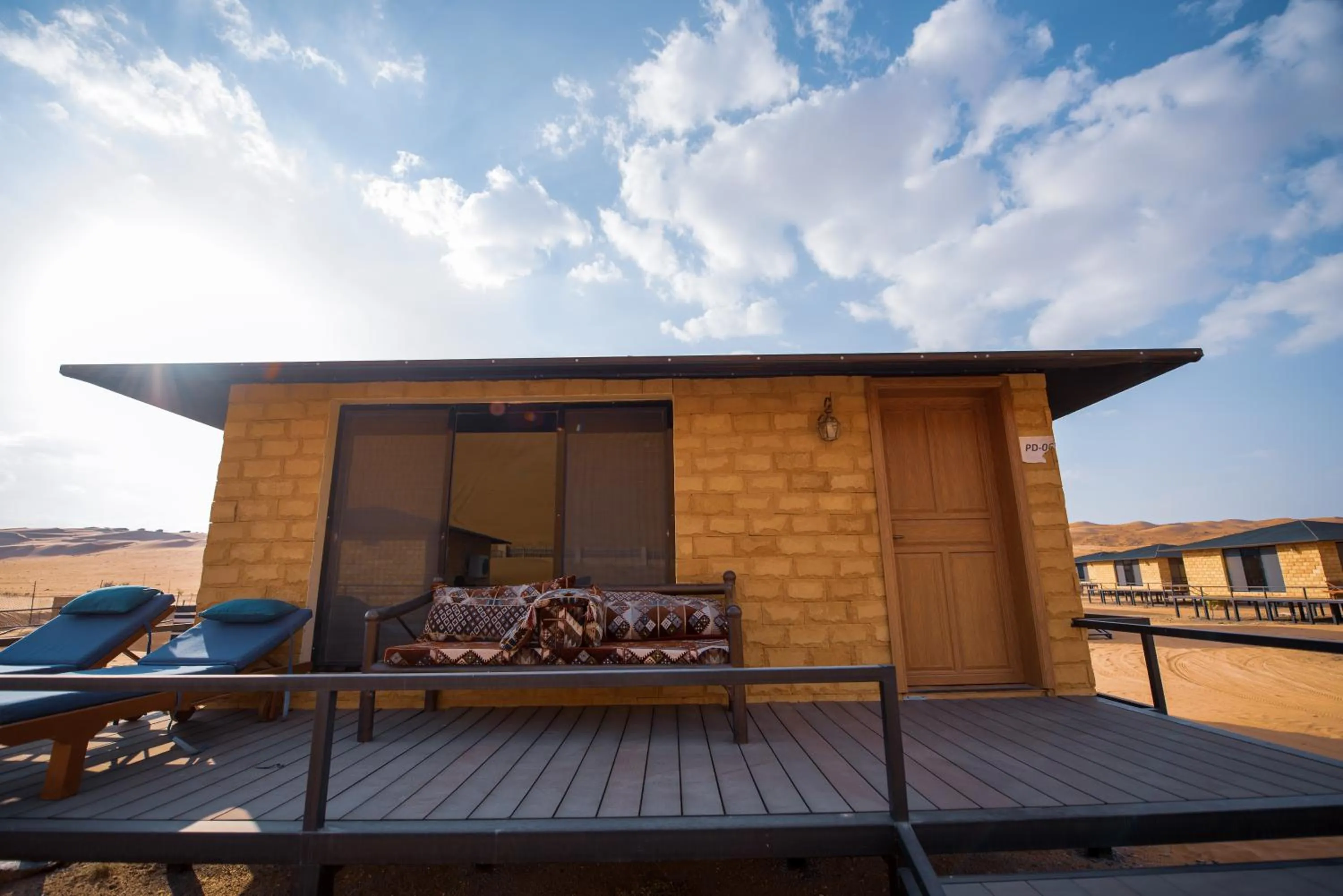 Balcony/Terrace in Arabian Oryx Camp