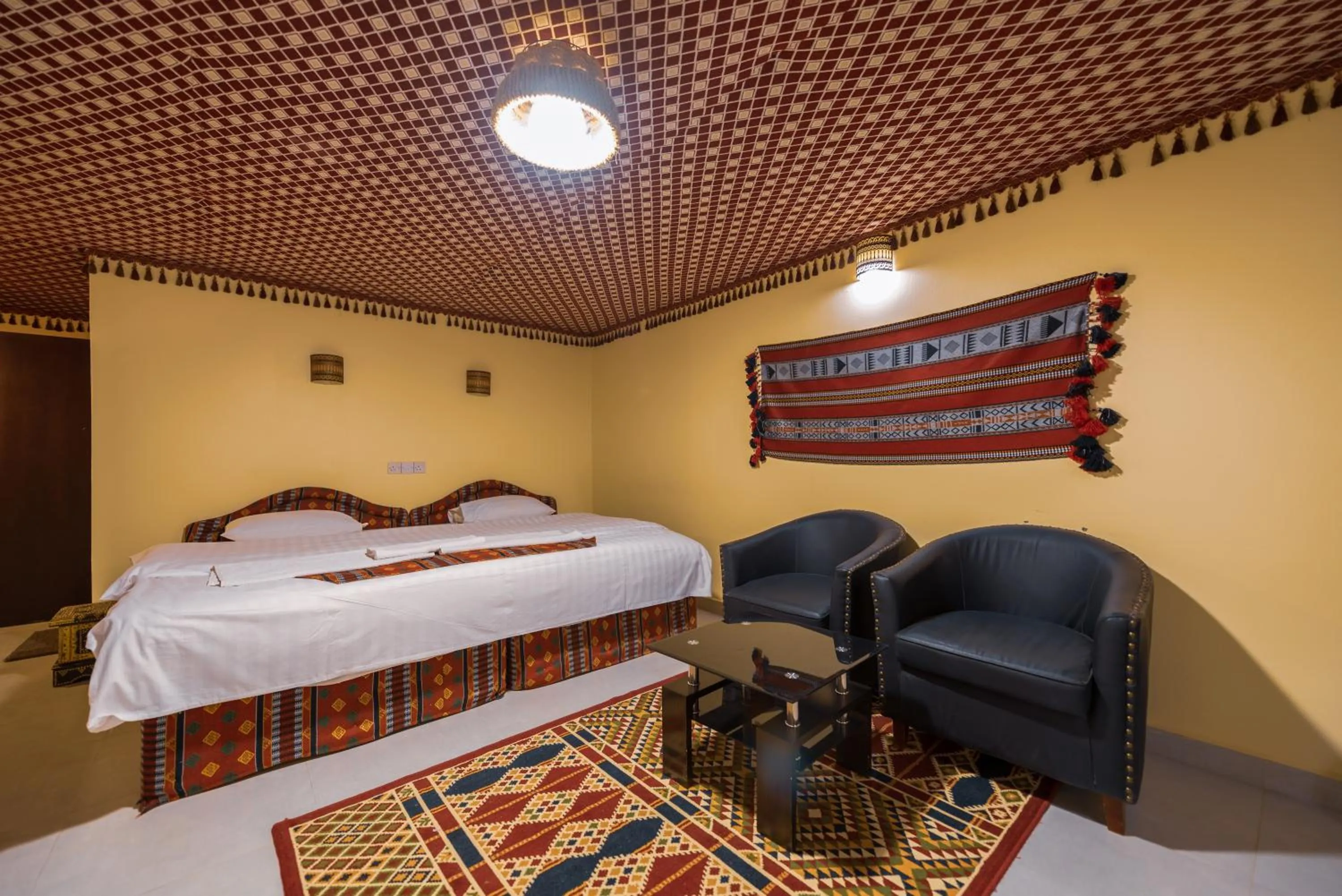 Photo of the whole room, Bed in Arabian Oryx Camp