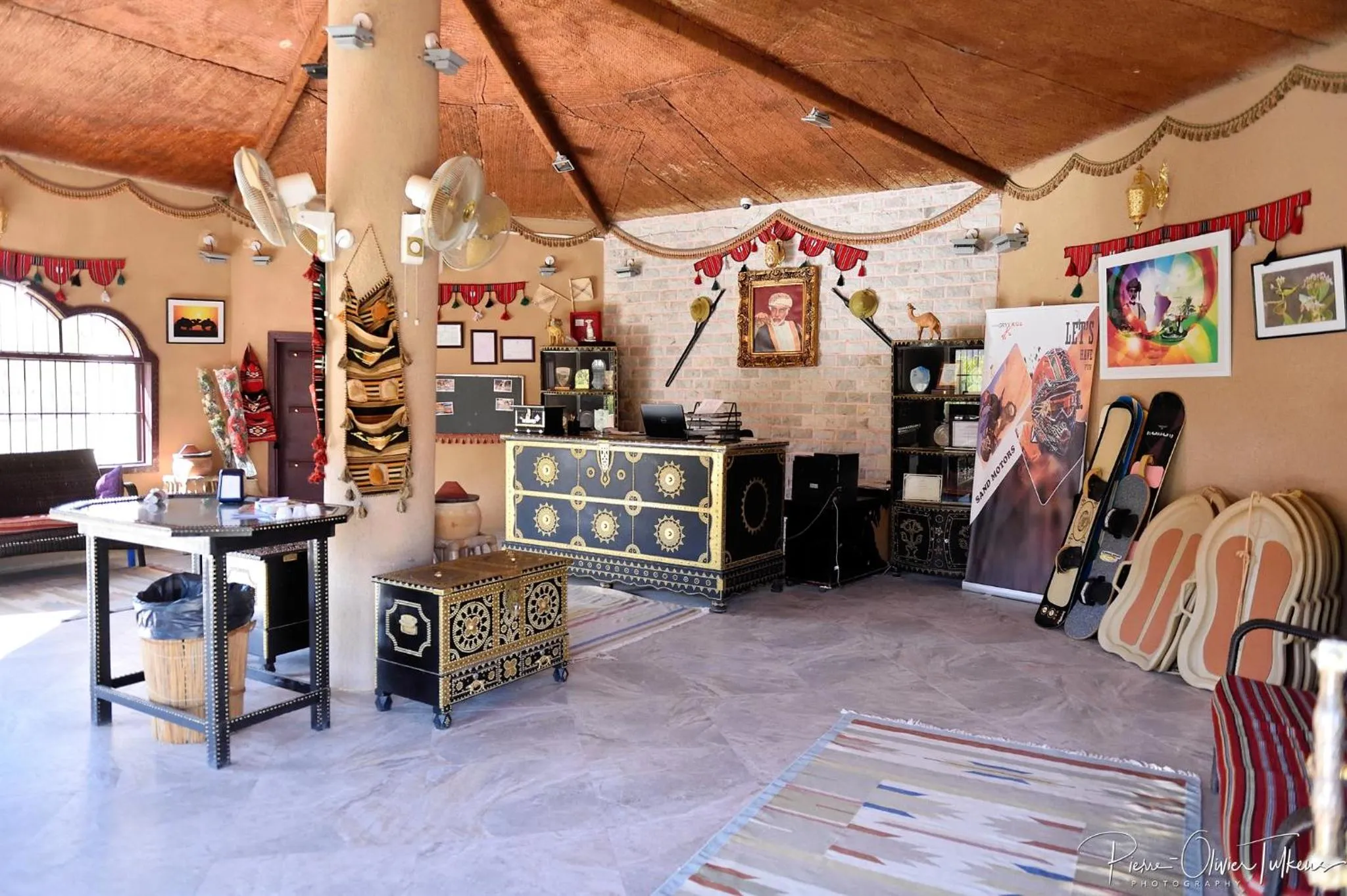 Lobby or reception in Arabian Oryx Camp