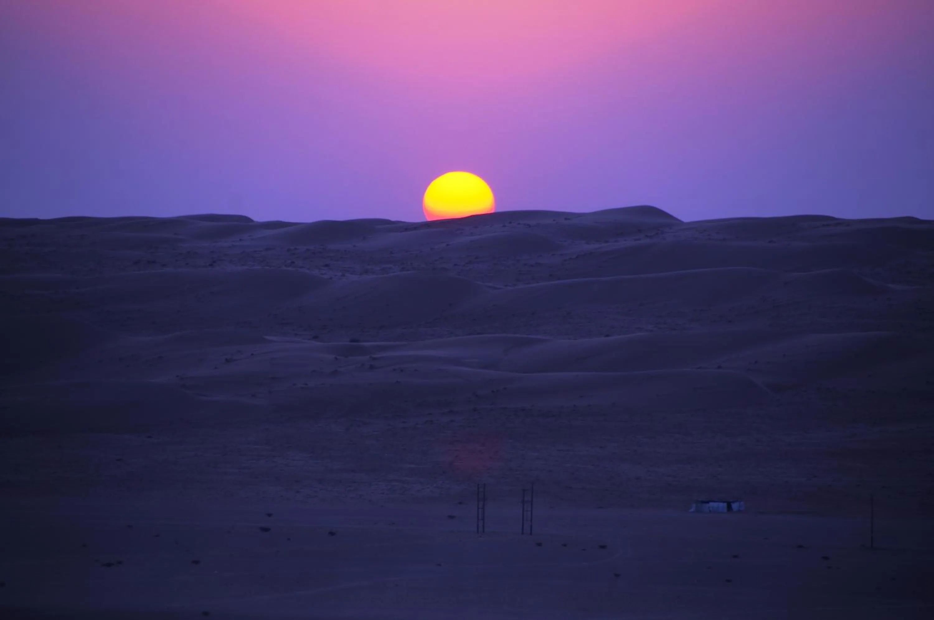 Evening entertainment in Arabian Oryx Camp