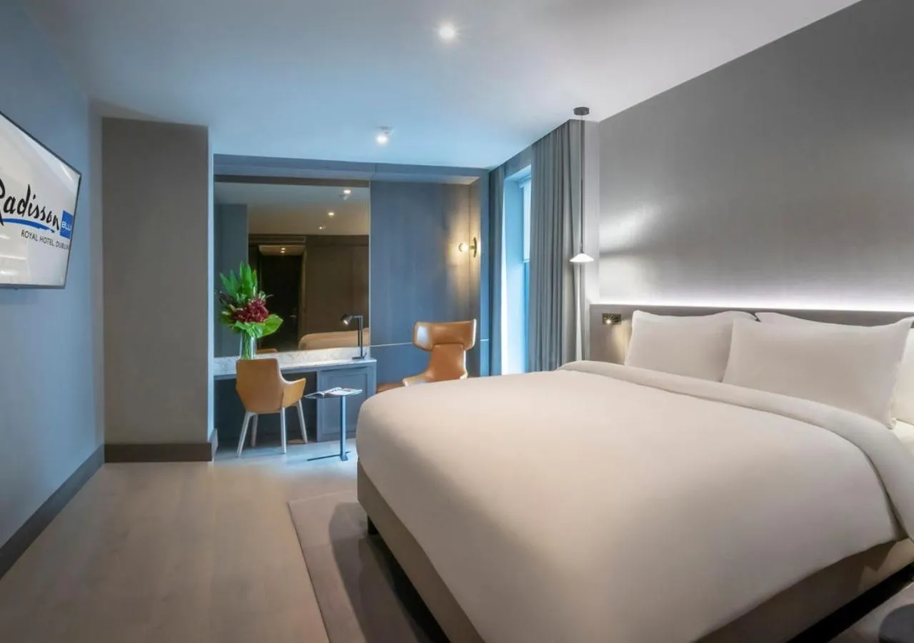 Bed in Radisson Blu Royal Hotel Dublin
