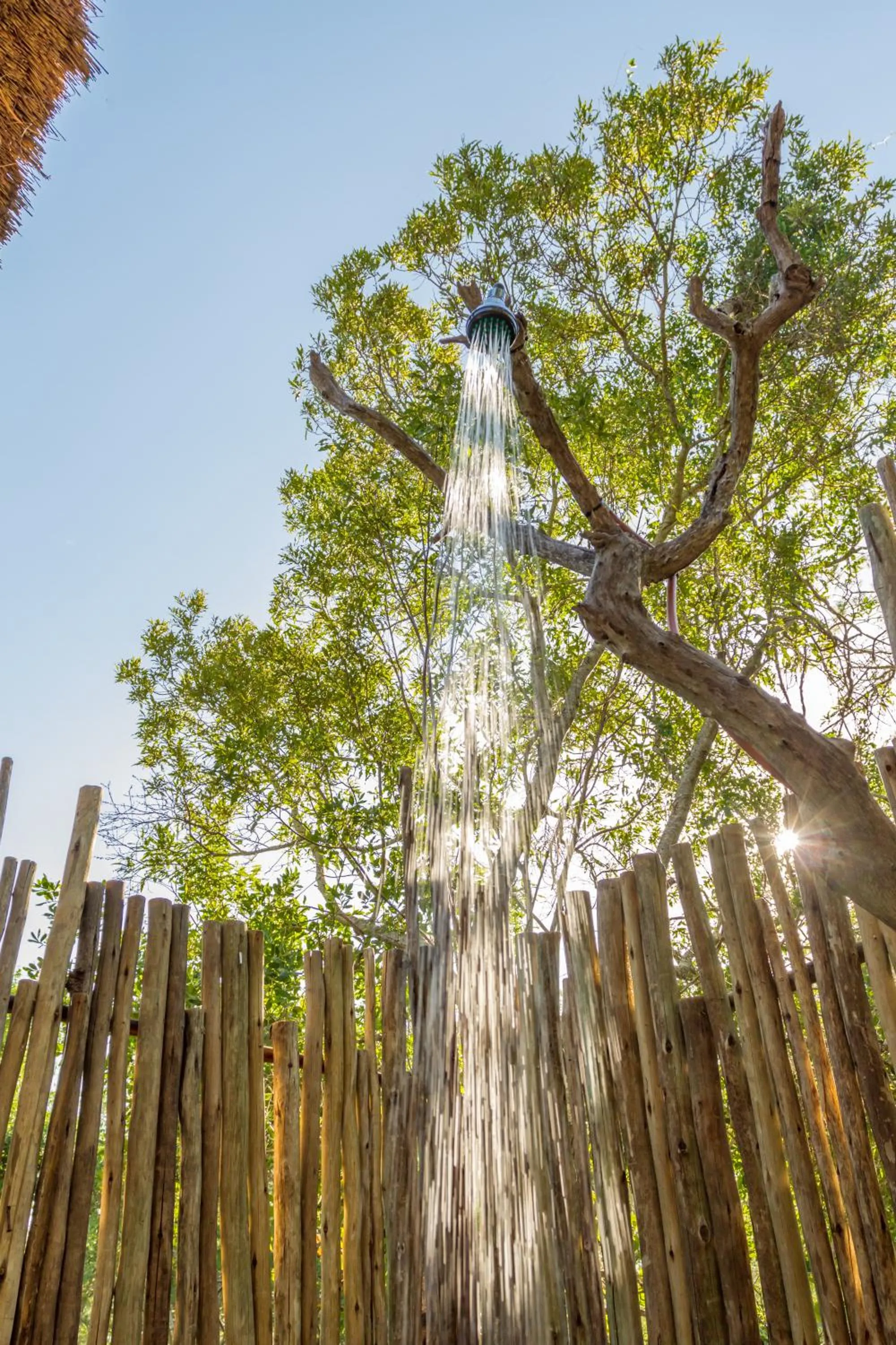 Shower in Panzi Lodge