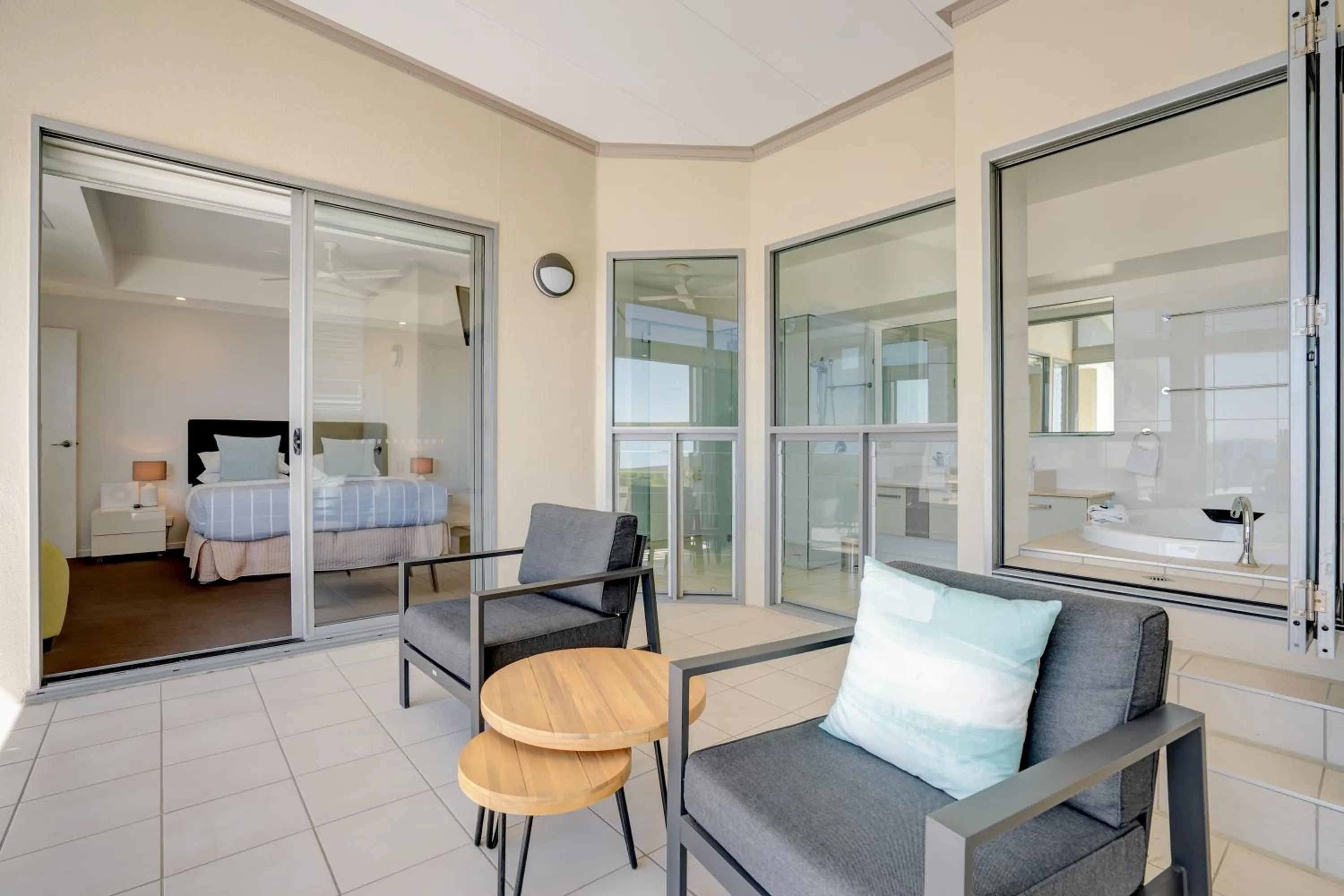 Seating area in Rainbow Sea Resort