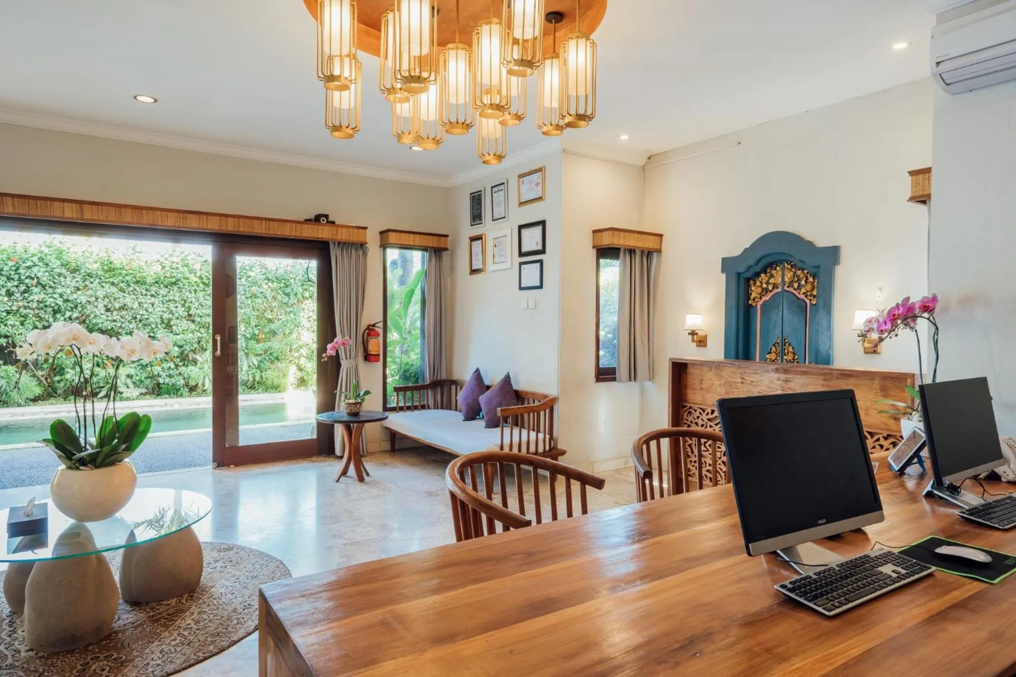 Lobby or reception in Desa Swan Villas & SPA, Keramas