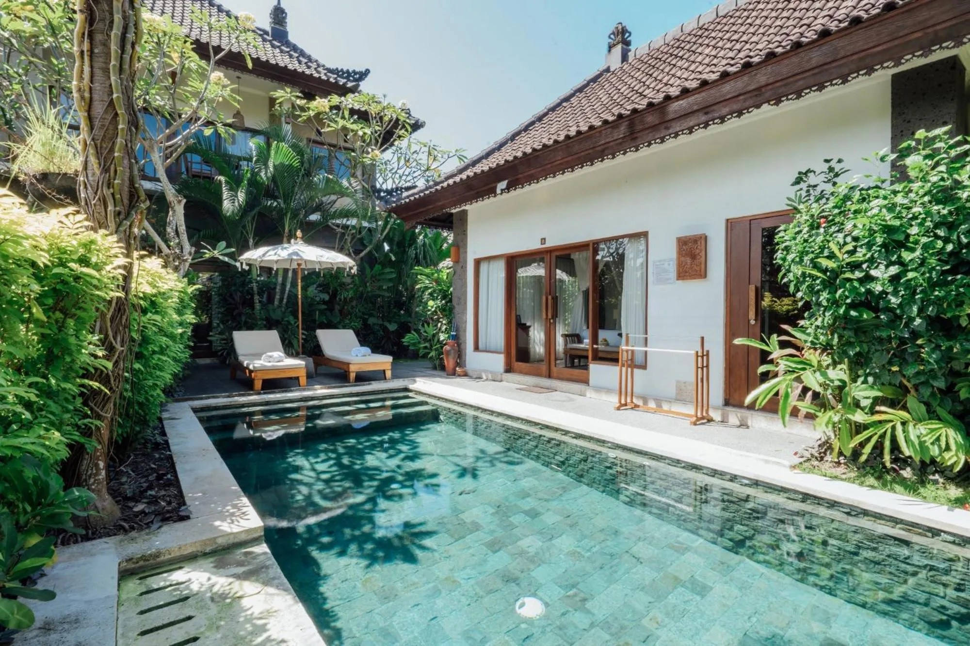 Swimming pool in Desa Swan Villas & SPA, Keramas