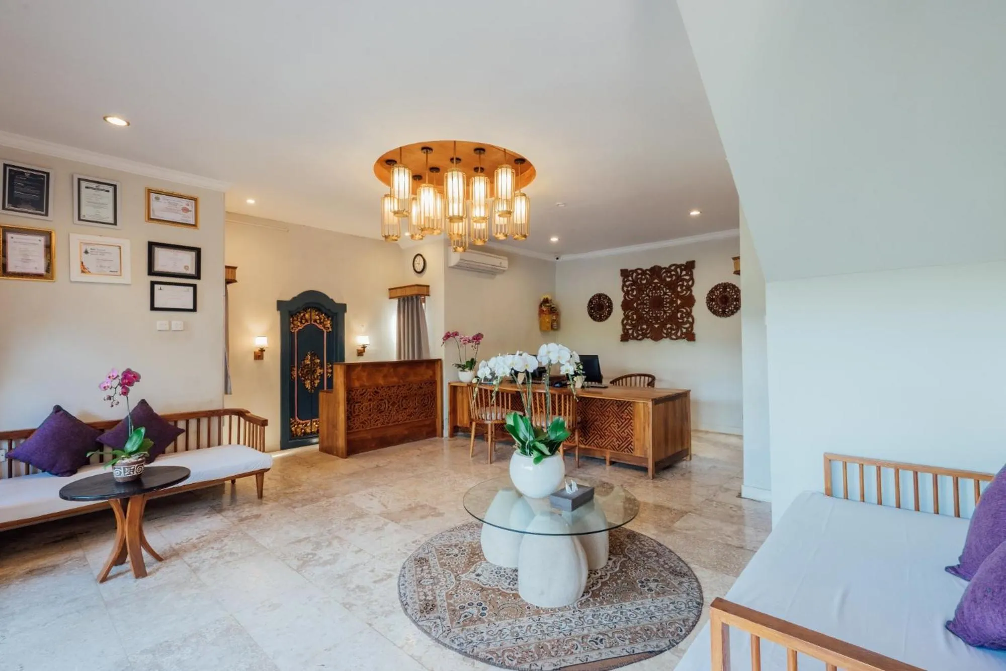 Lobby or reception in Desa Swan Villas & SPA, Keramas