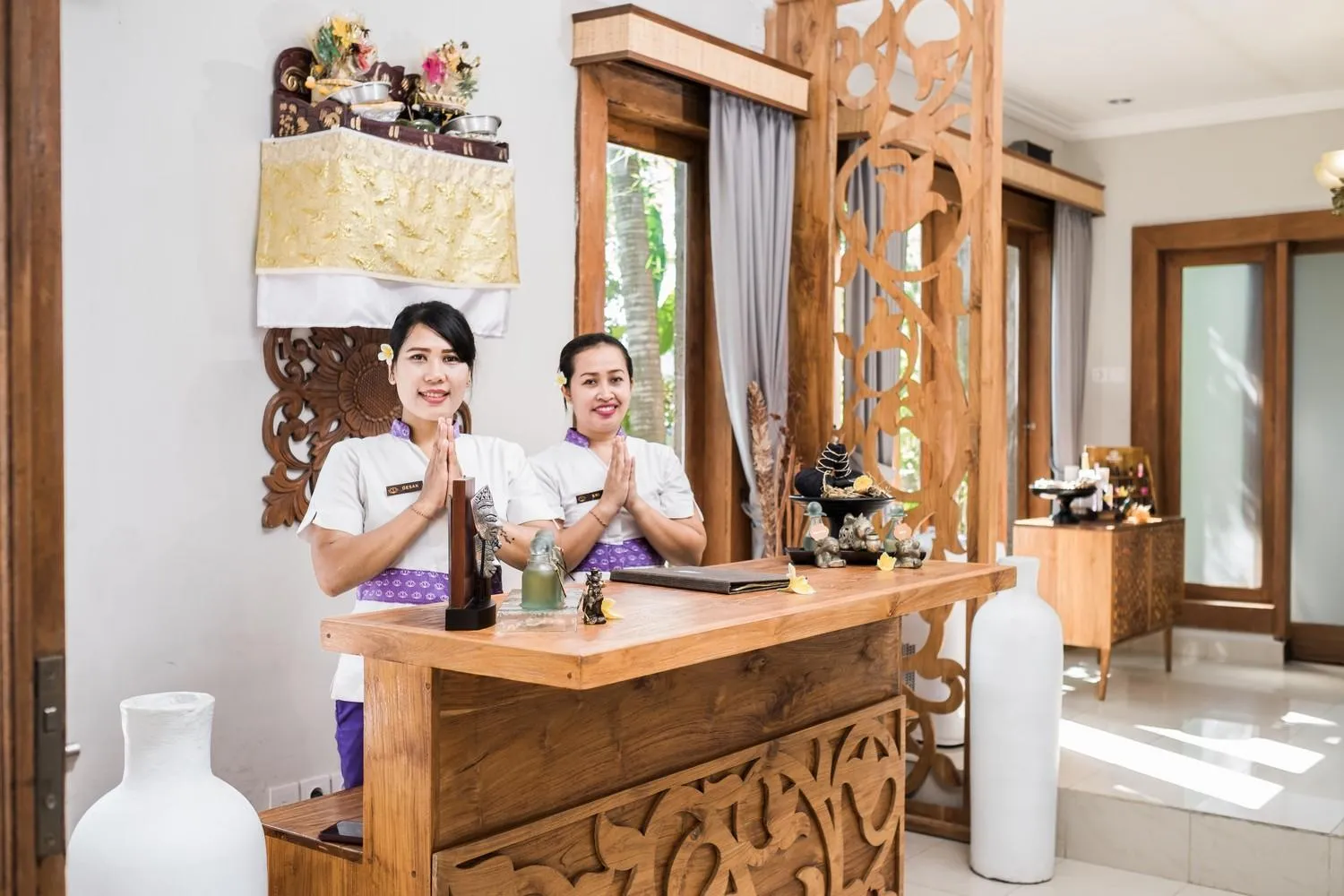 Staff in Desa Swan Villas & SPA, Keramas