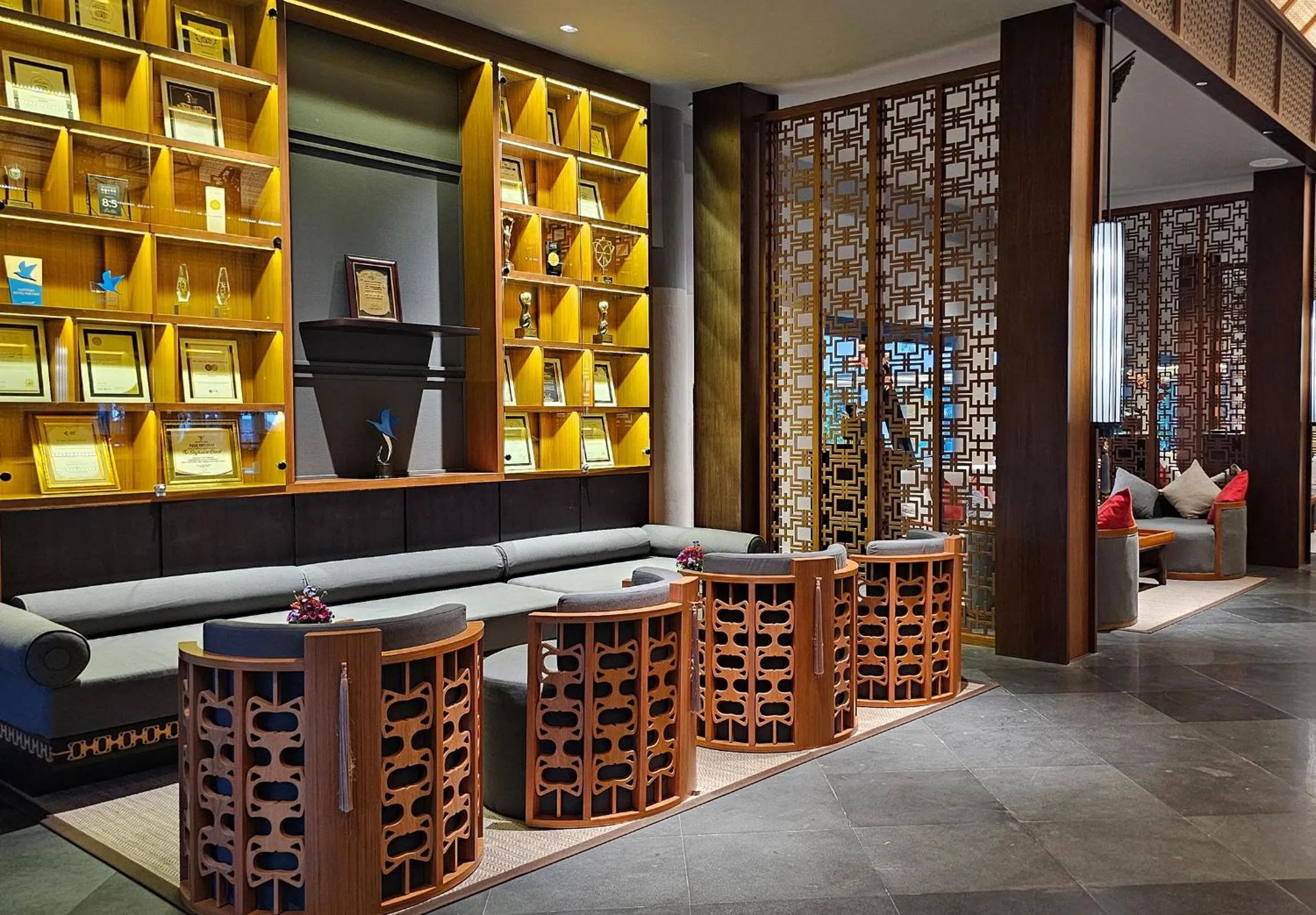 Lobby or reception in The Singhasari Resort Batu