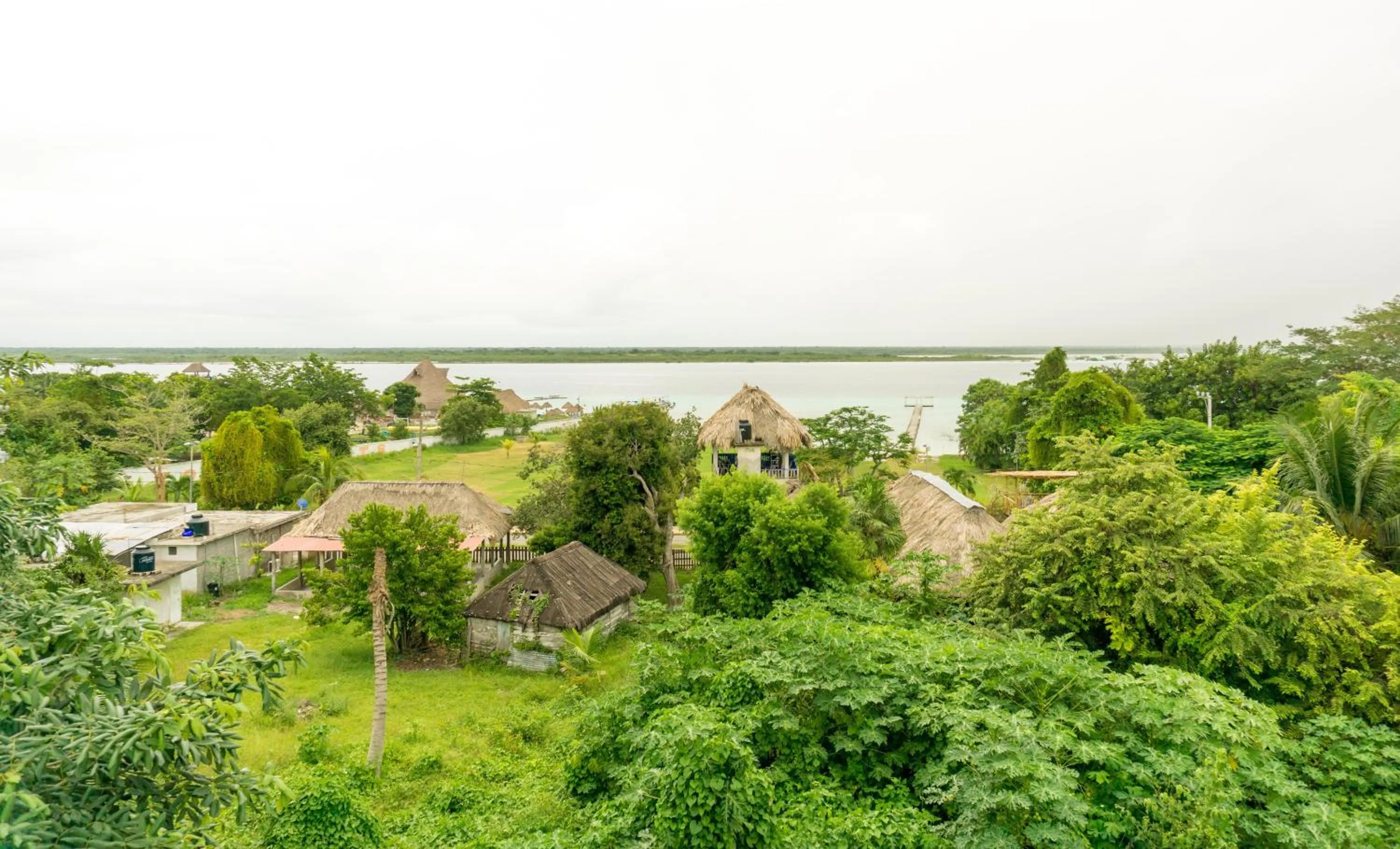 Natural landscape in Hacienda bambú