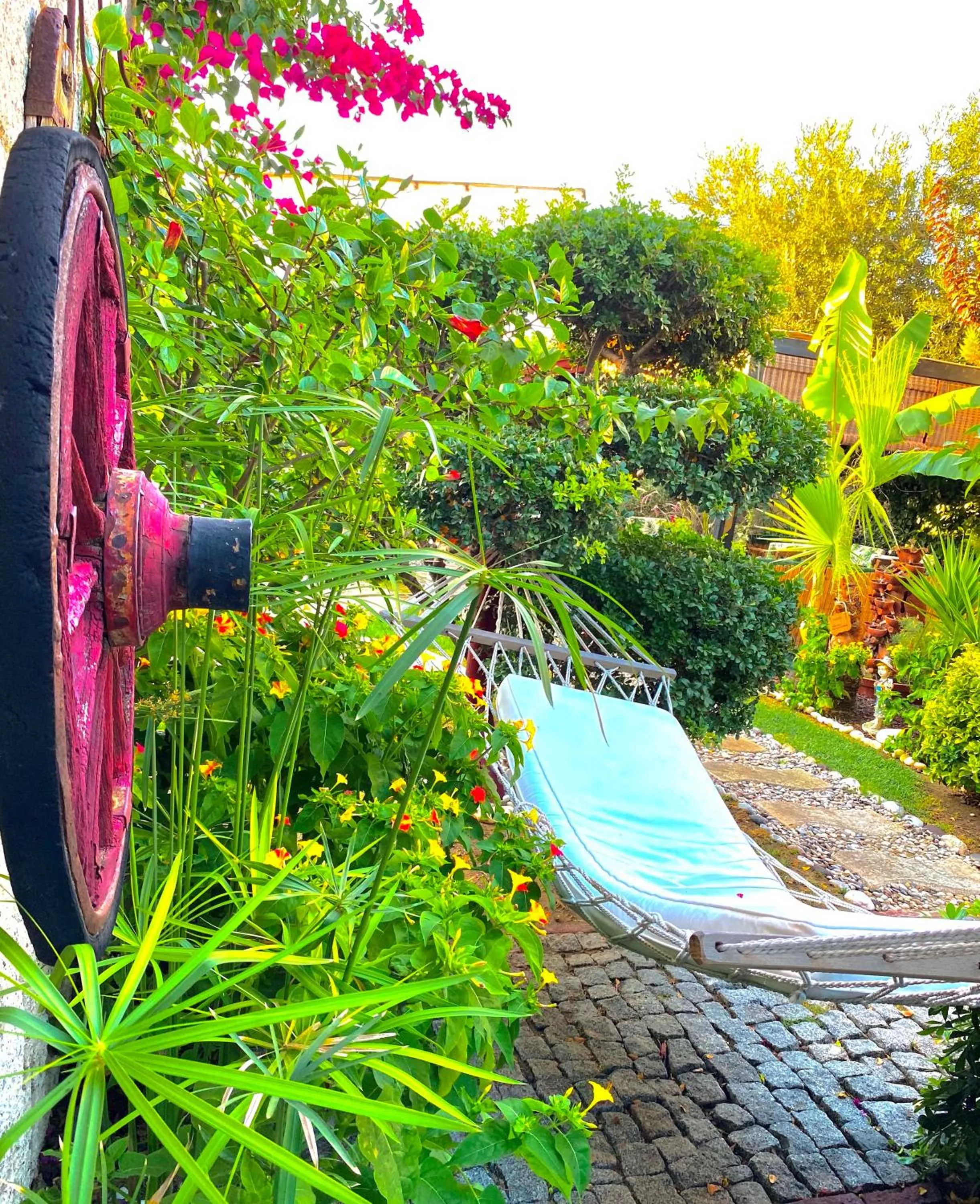 Garden view in Alacati Kayezta Hotel