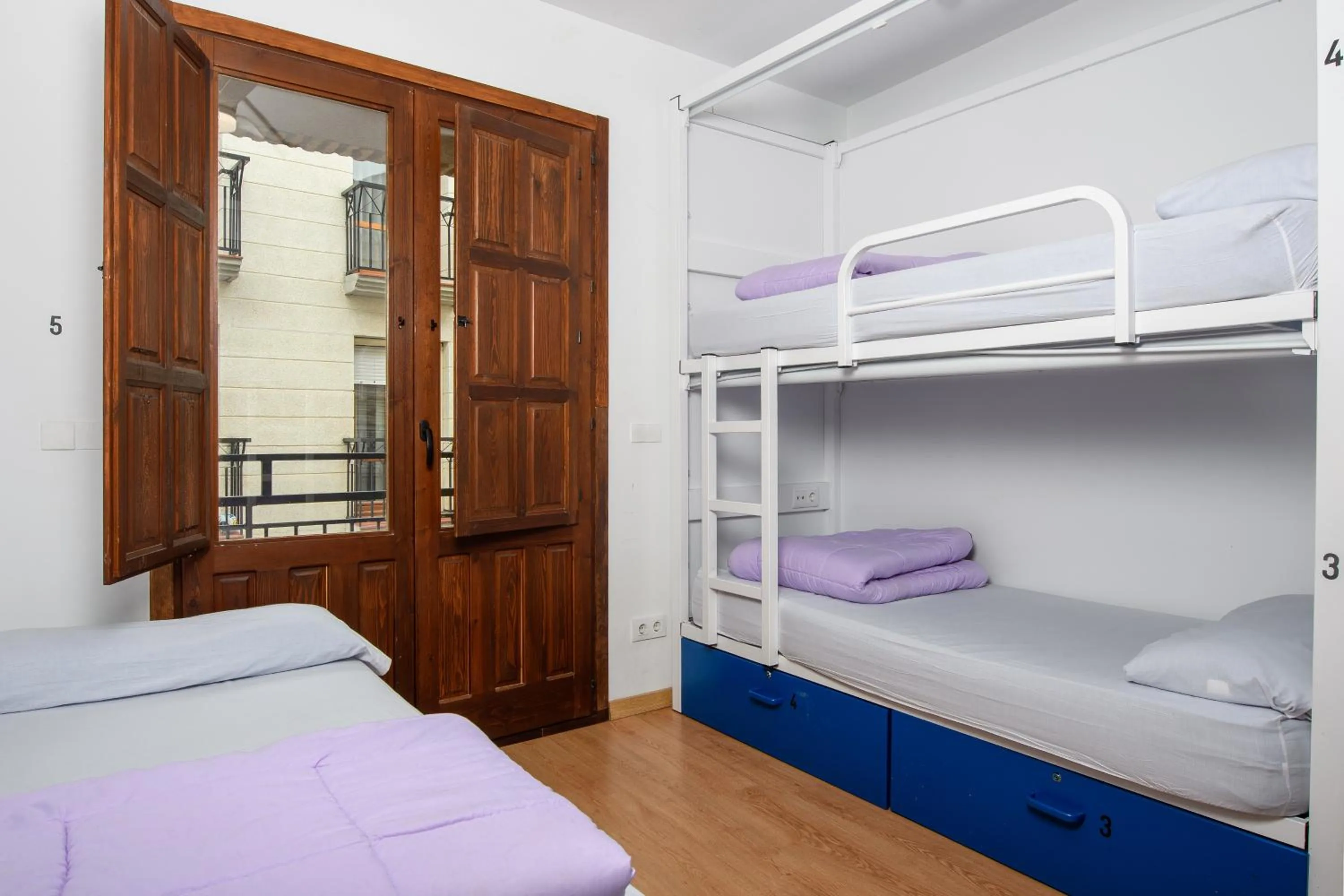 Bed in Albergue Estrella Guia