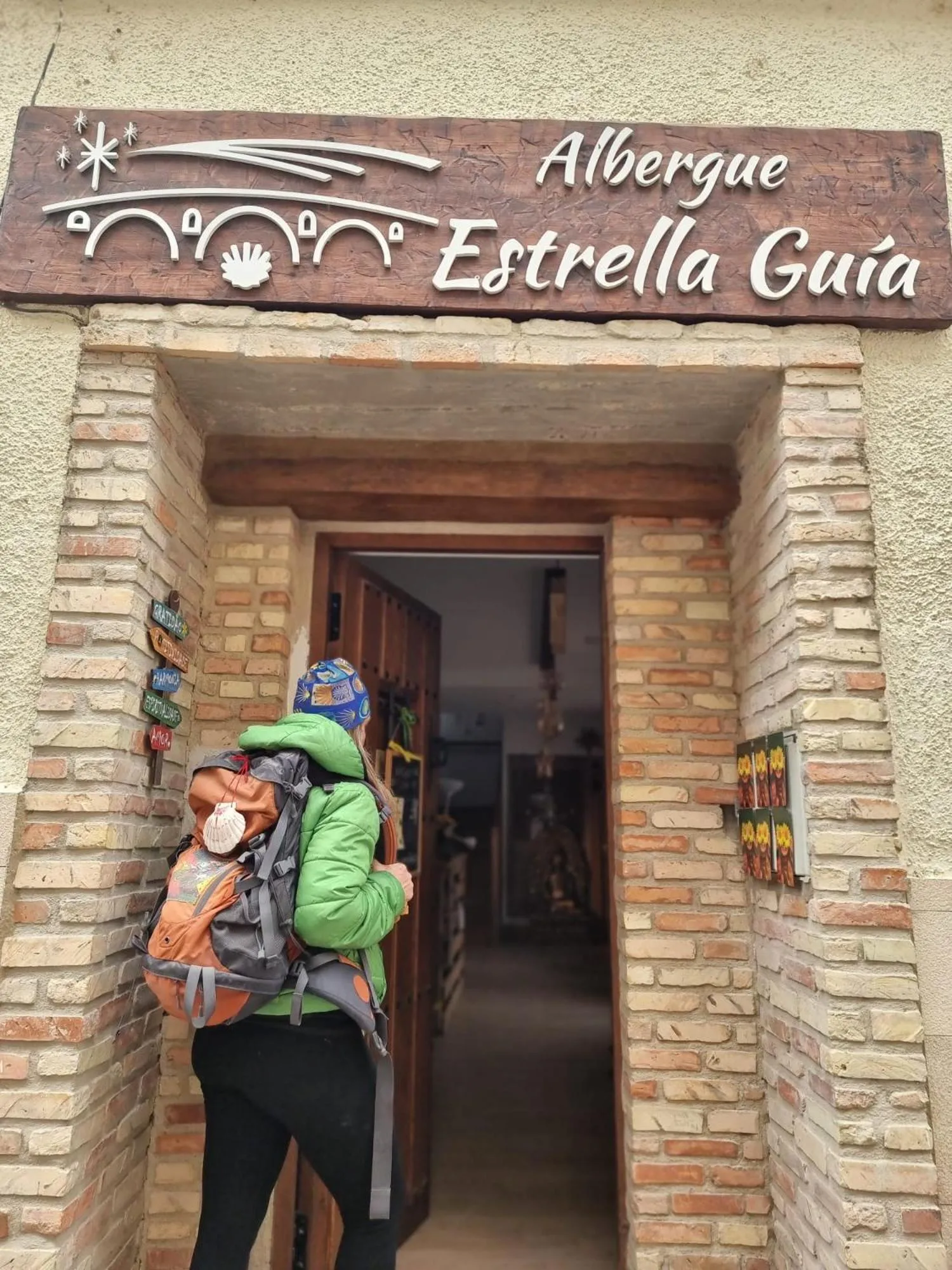 Property building in Albergue Estrella Guia