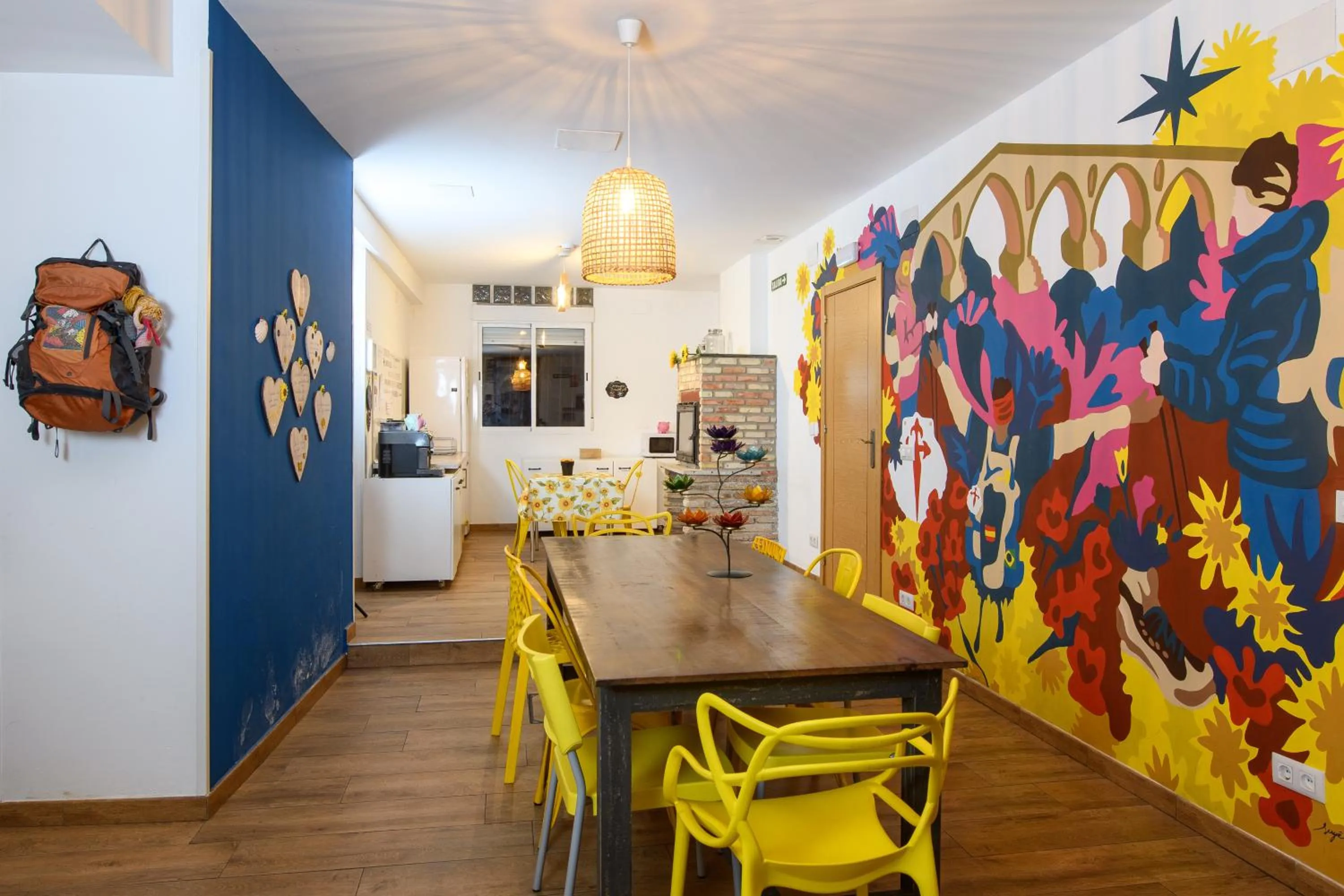 Living room in Albergue Estrella Guia