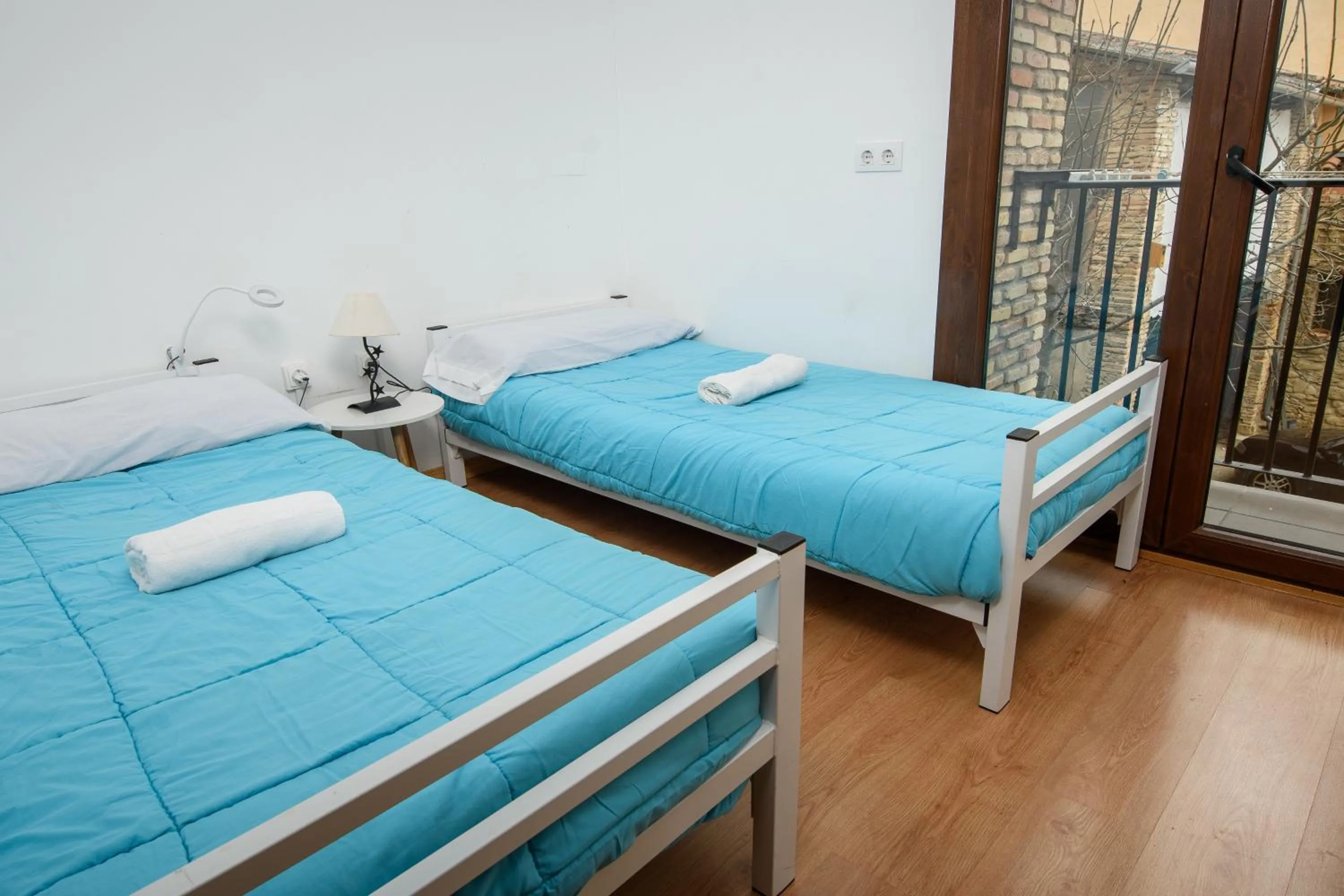 Bed in Albergue Estrella Guia