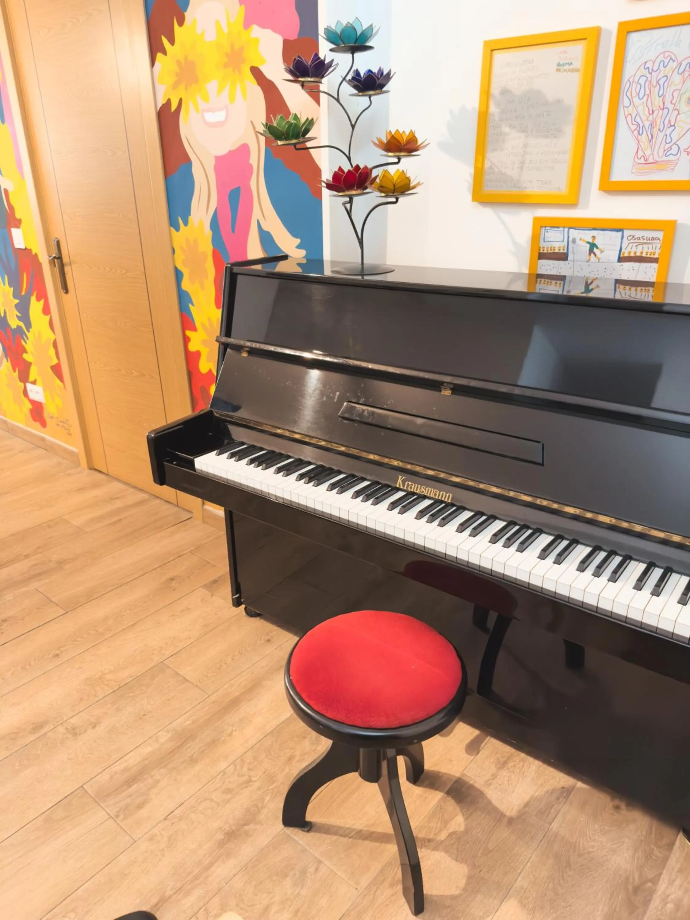 Living room in Albergue Estrella Guia