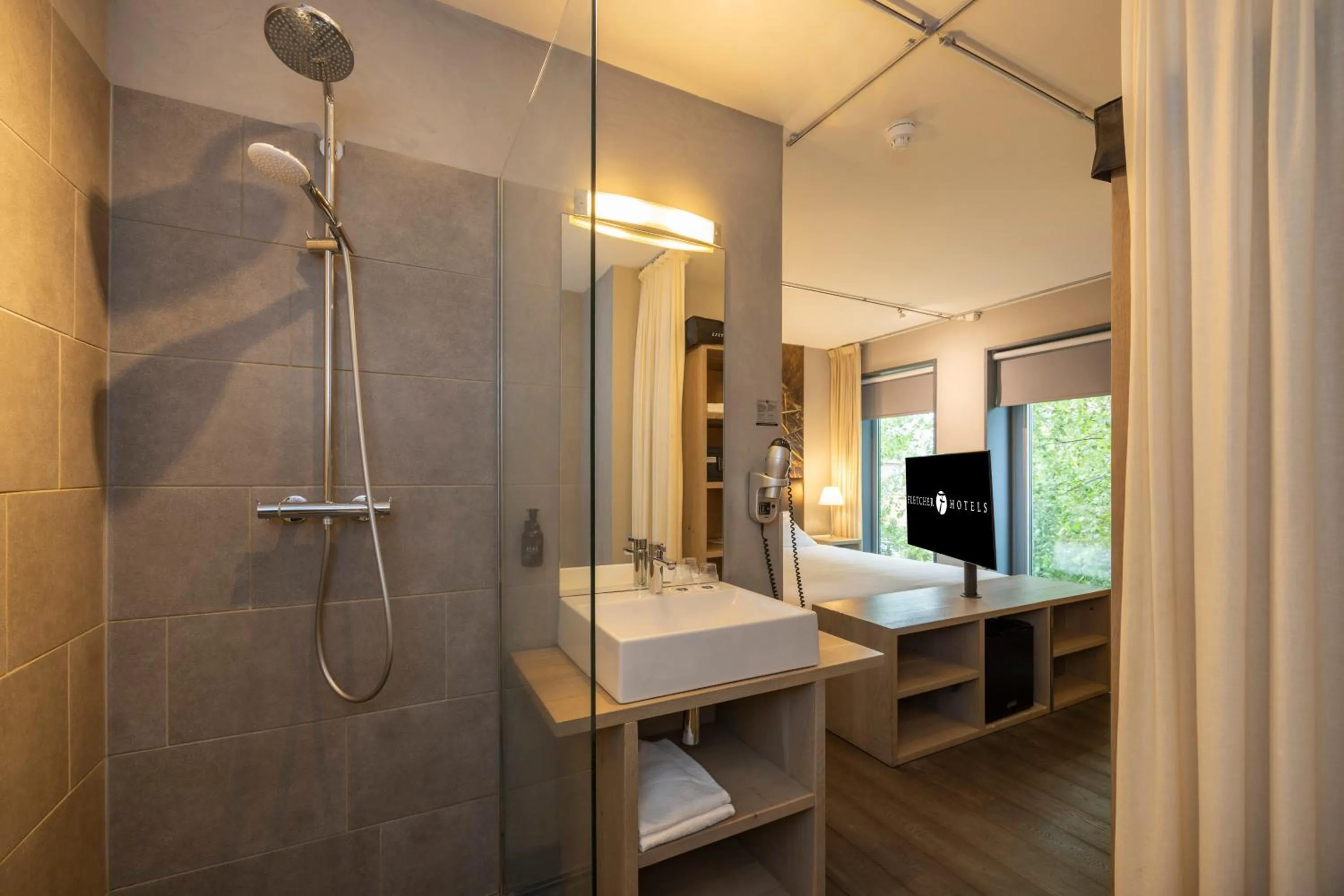 Bathroom in Fletcher Hotel-Restaurant Kasteel Coevorden