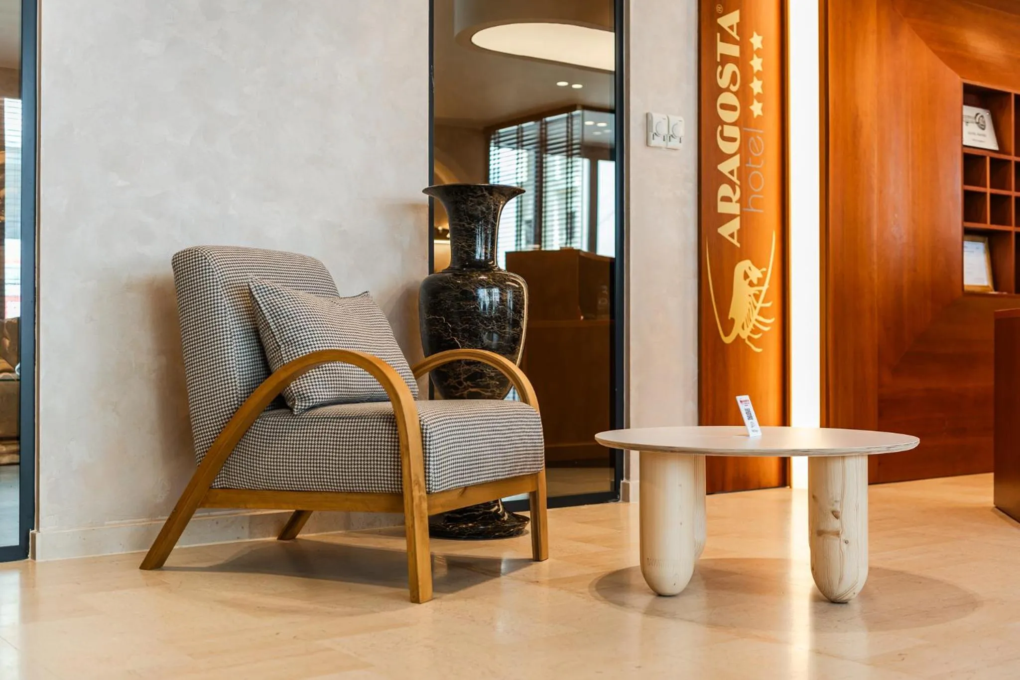 Lobby or reception in Aragosta Hotel