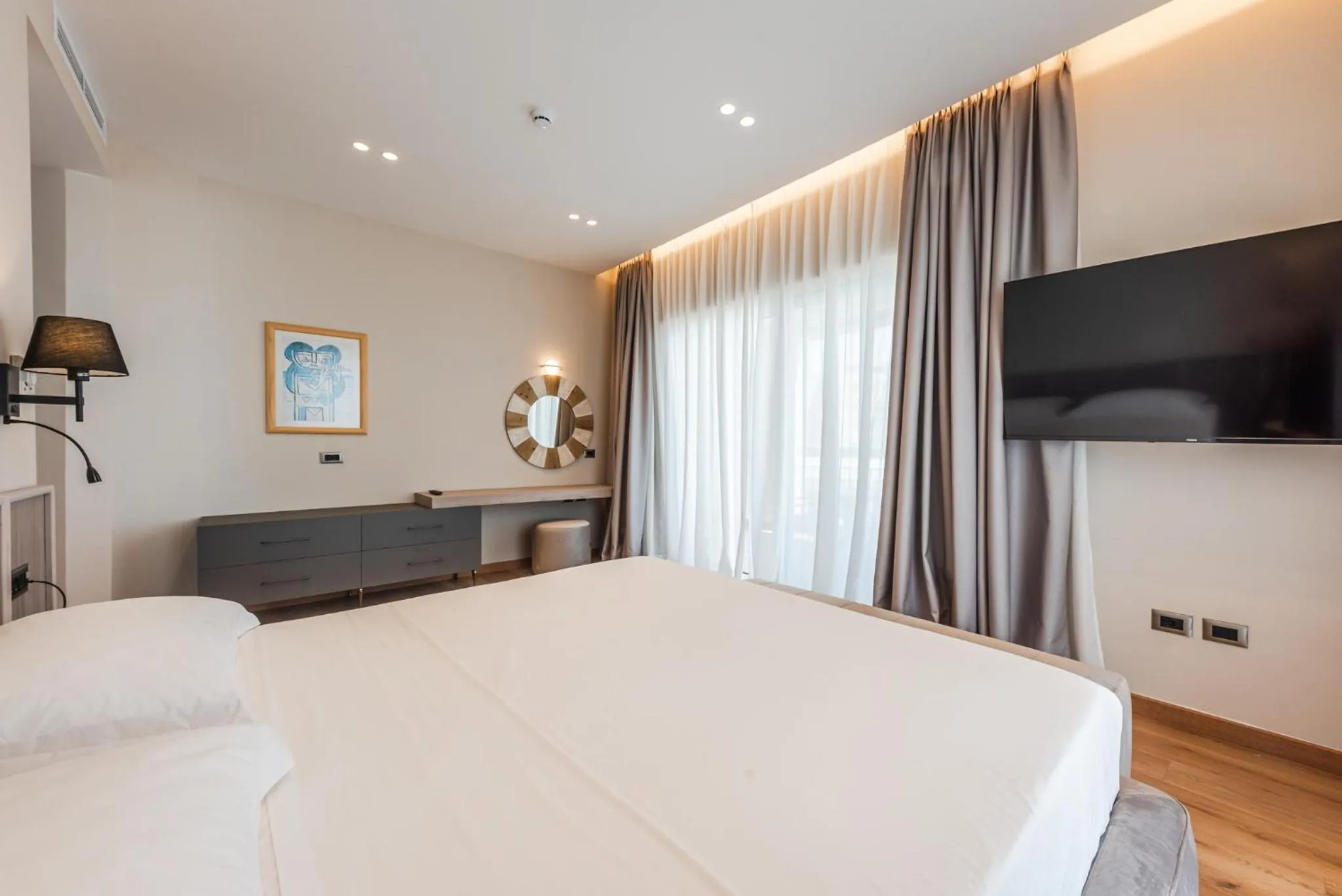 Bed in Aragosta Hotel