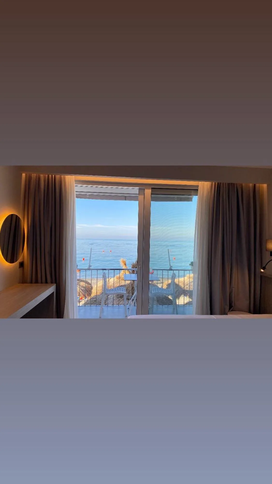 View (from property/room), Bed in Aragosta Hotel