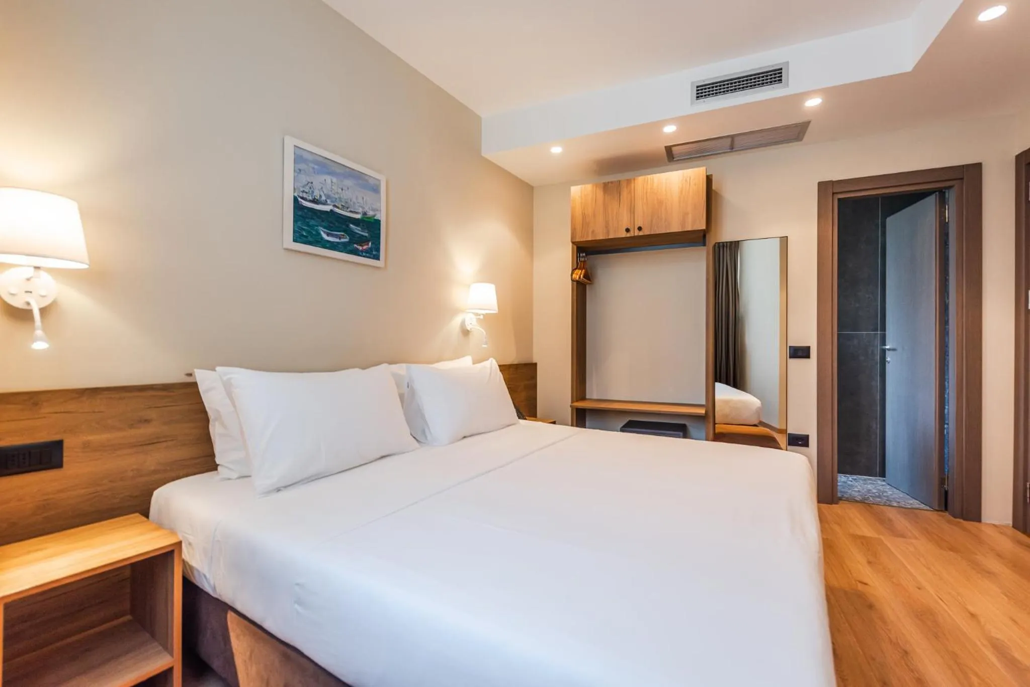 Bed in Aragosta Hotel