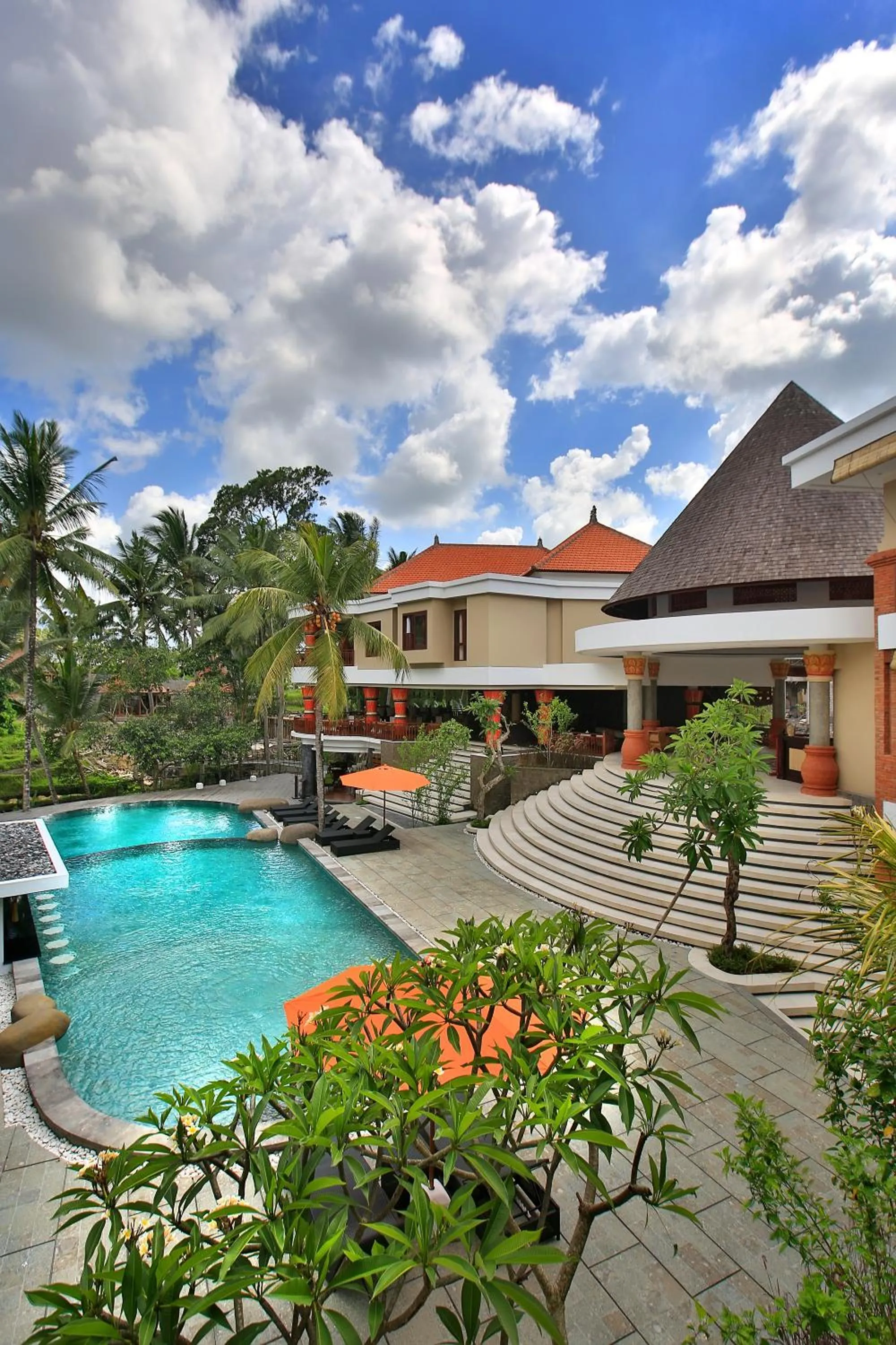 Property building in Green Field Resort Ubud