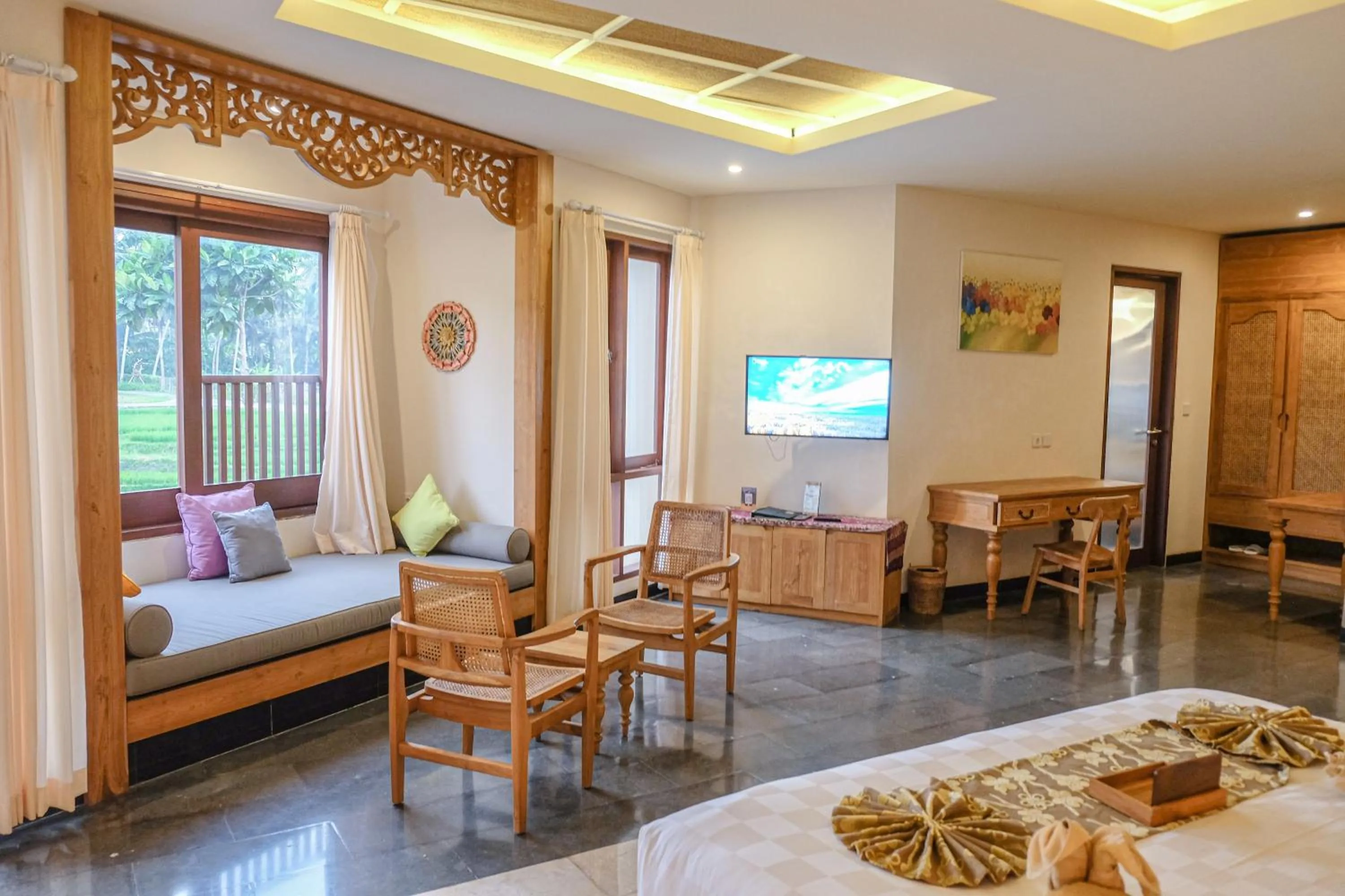 Bedroom in Green Field Resort Ubud