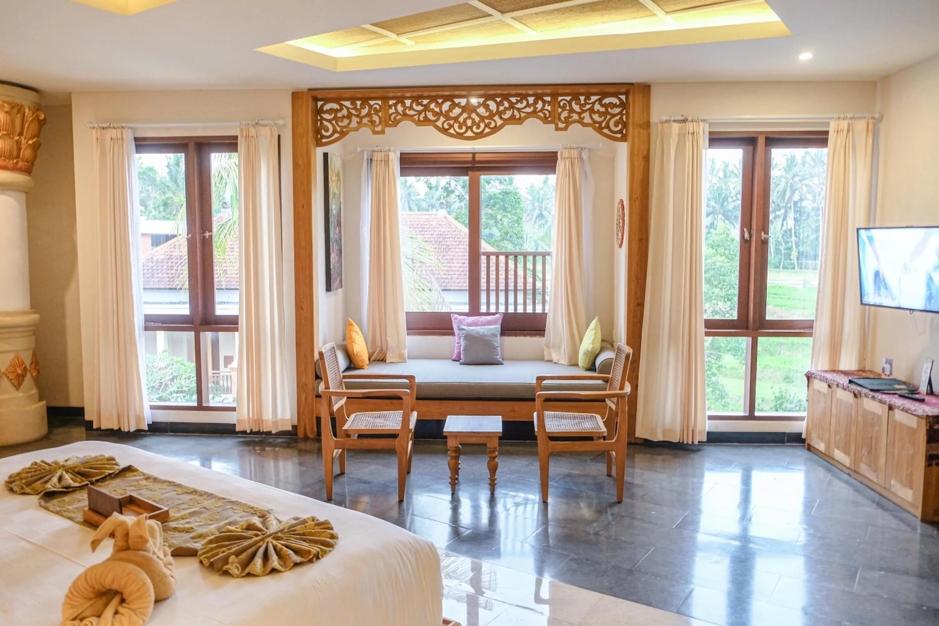 Bedroom in Green Field Resort Ubud