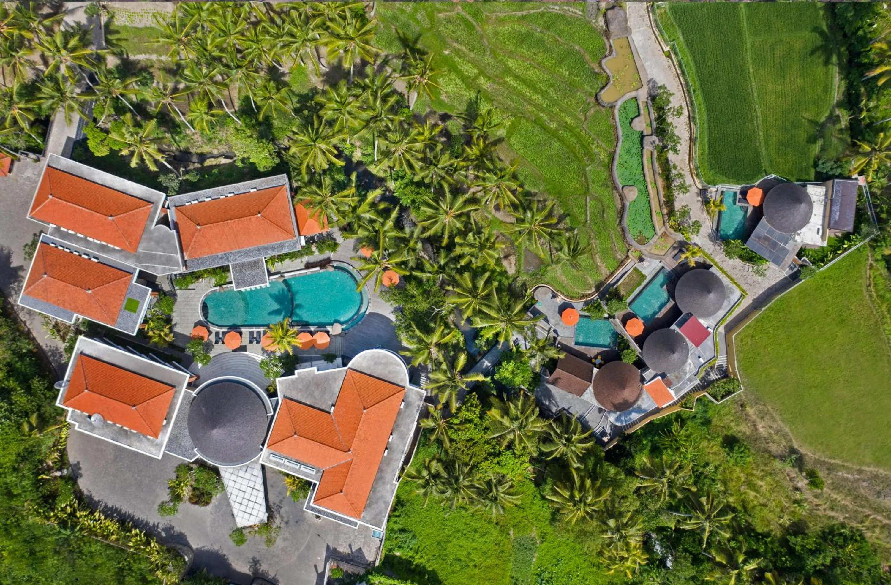 Property building in Green Field Resort Ubud