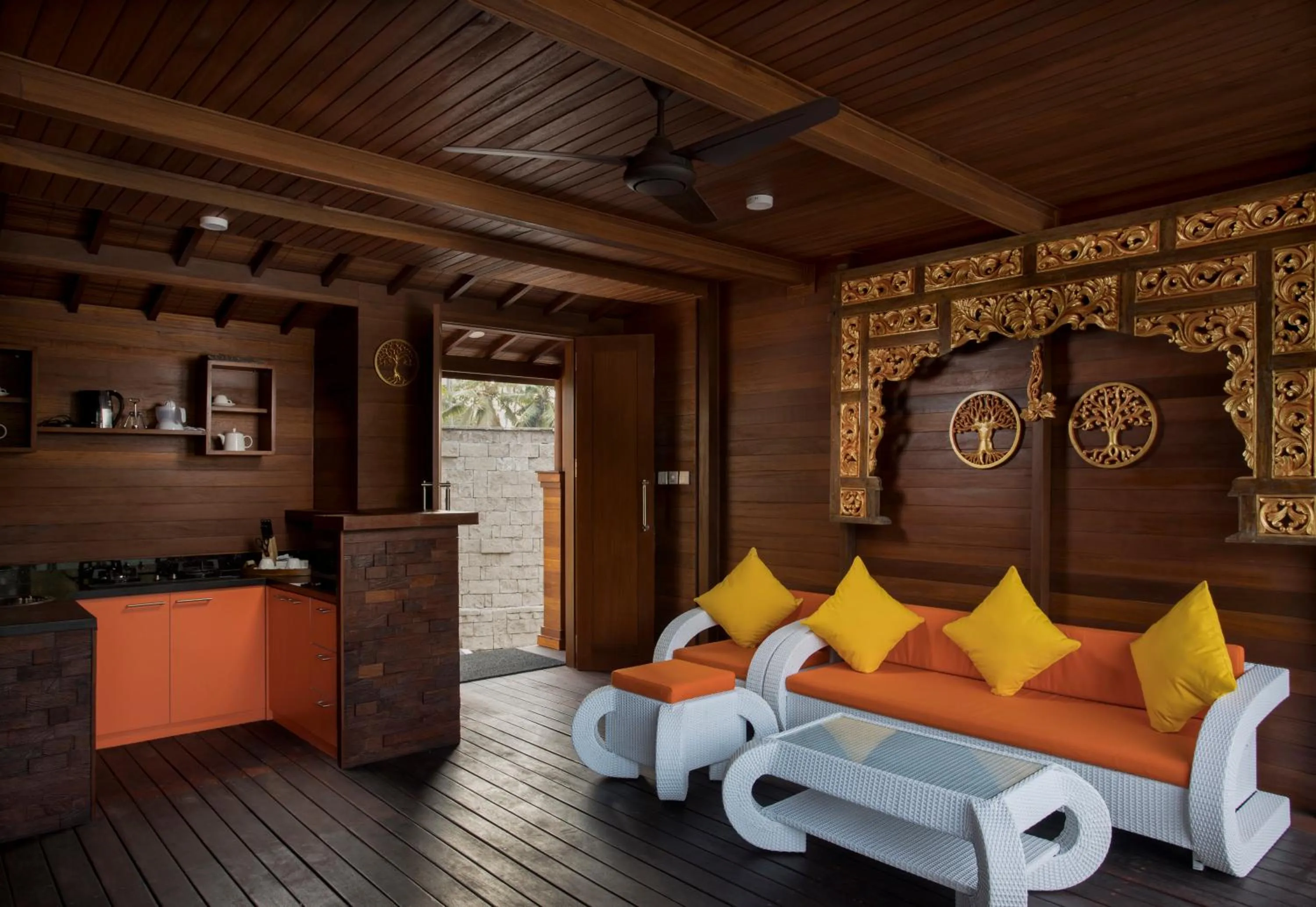 Balcony/Terrace in Green Field Resort Ubud