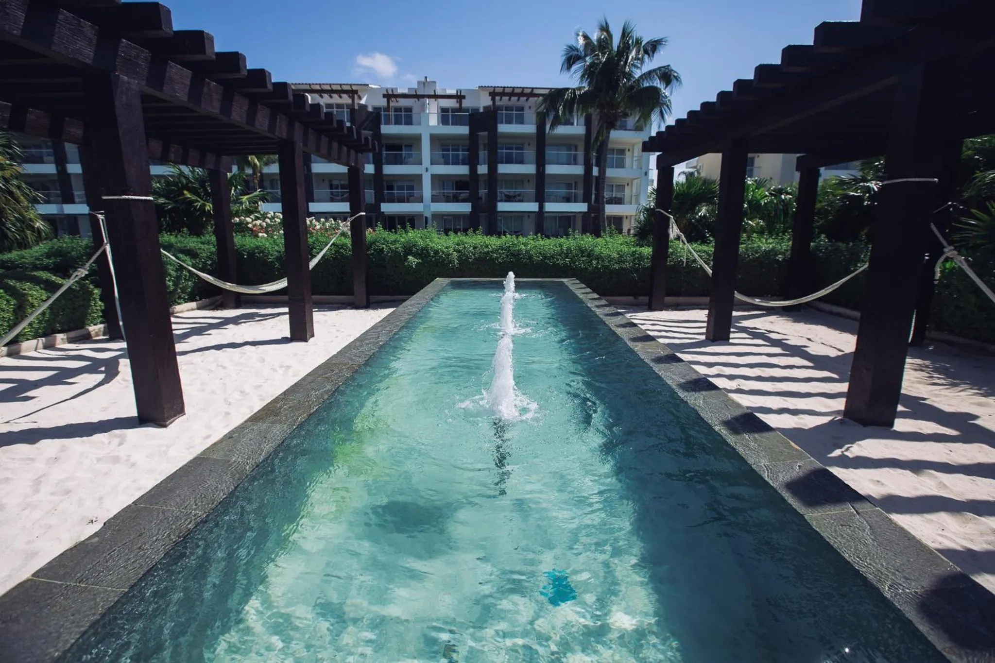 Property building in Mareazul Beach Front Condos At playa del Carmen