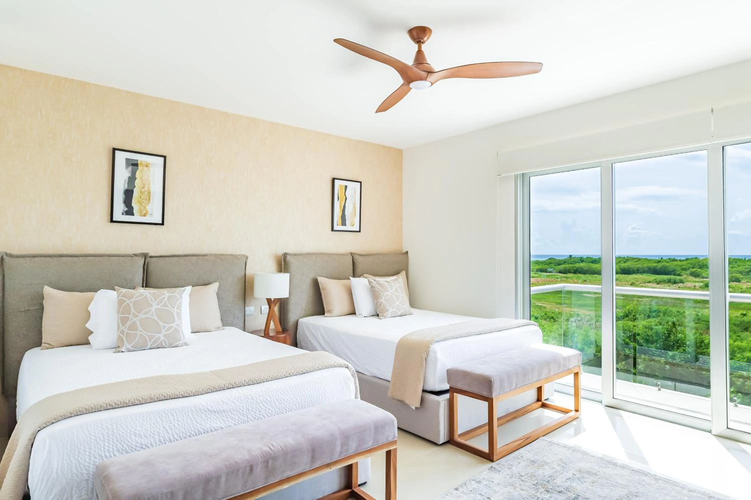 Bed in Mareazul Beach Front Condos At playa del Carmen