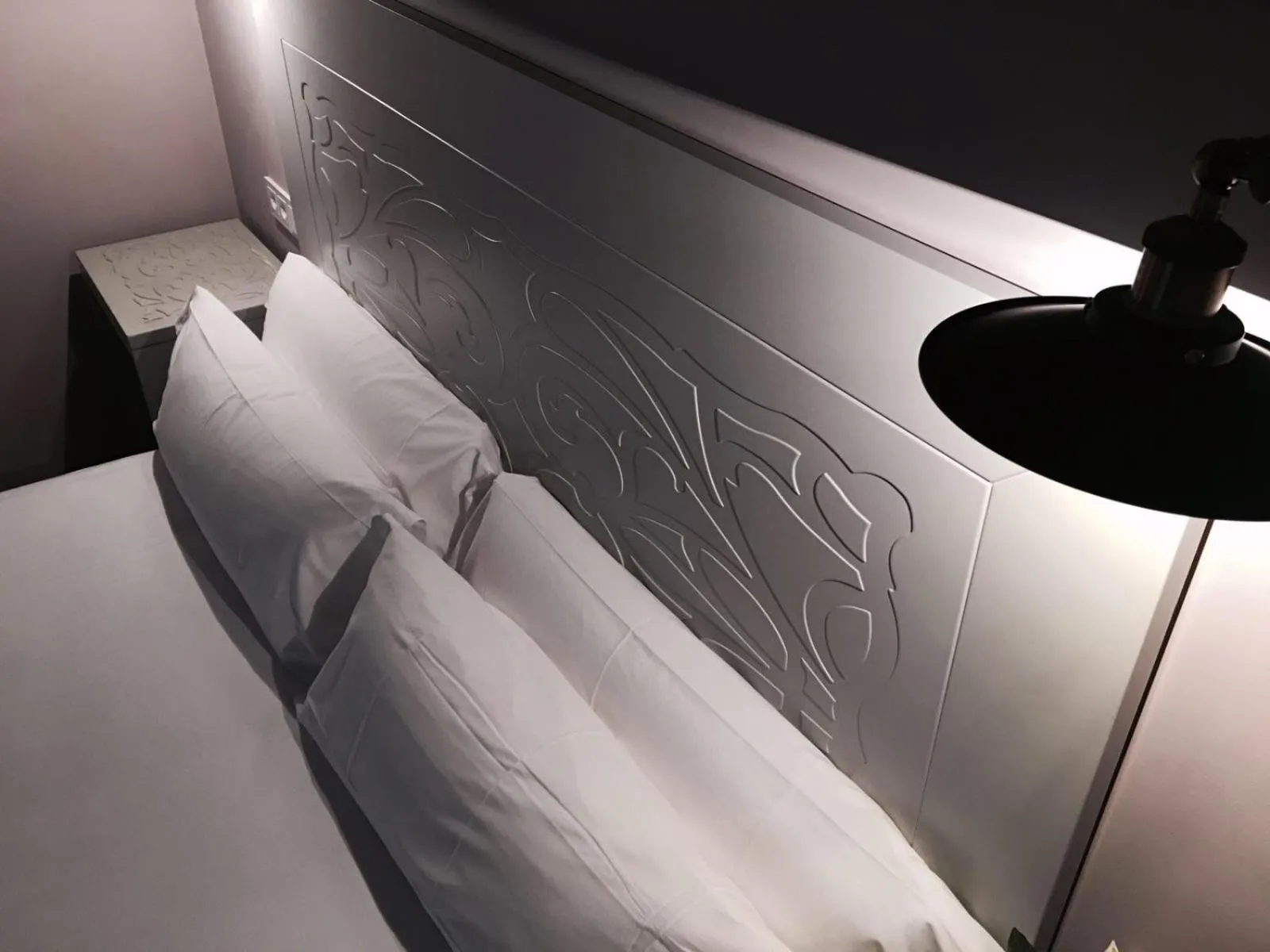 Decorative detail, Bed in Hostal Los Castañuelos