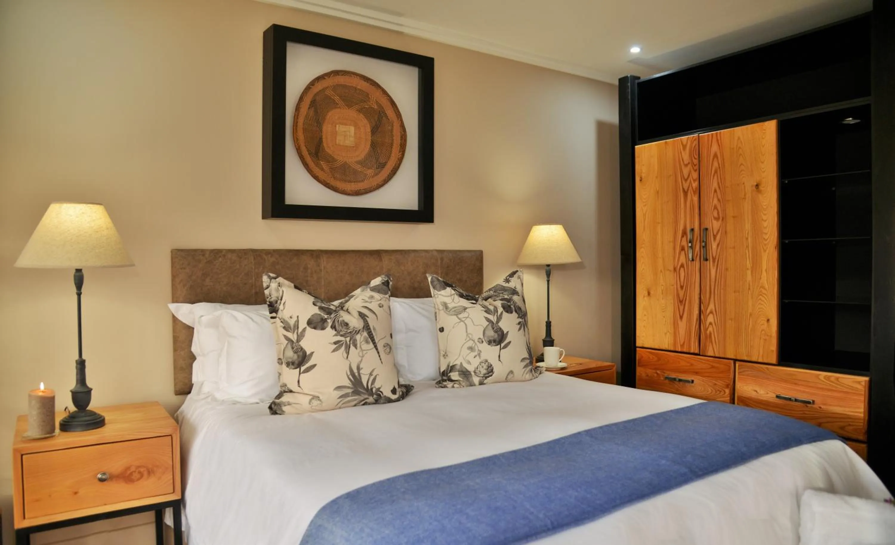 Bedroom, Bed in Garden Route Safari Camp