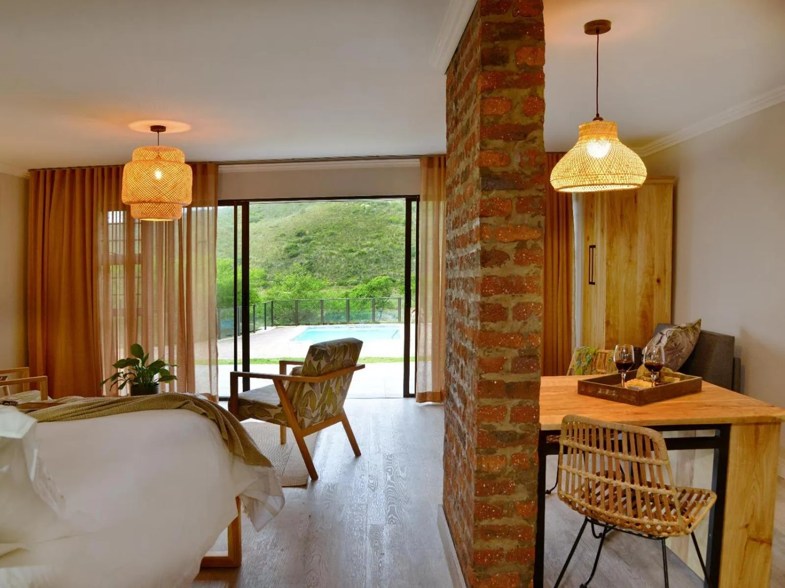 Living room in Garden Route Safari Camp