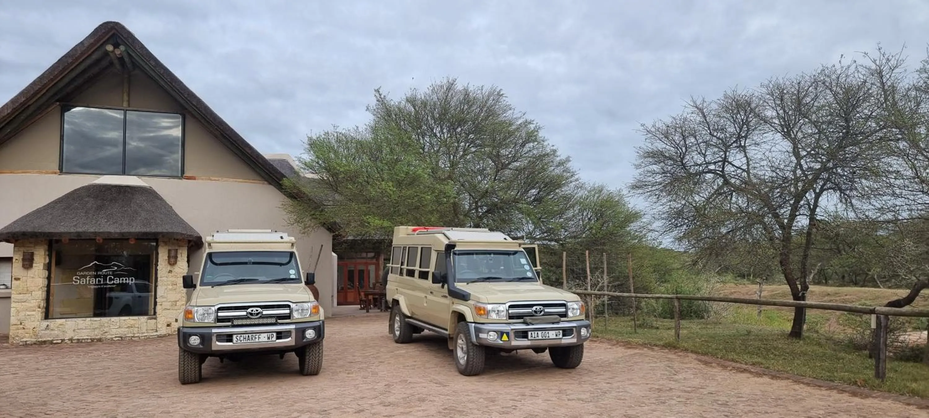 Parking in Garden Route Safari Camp