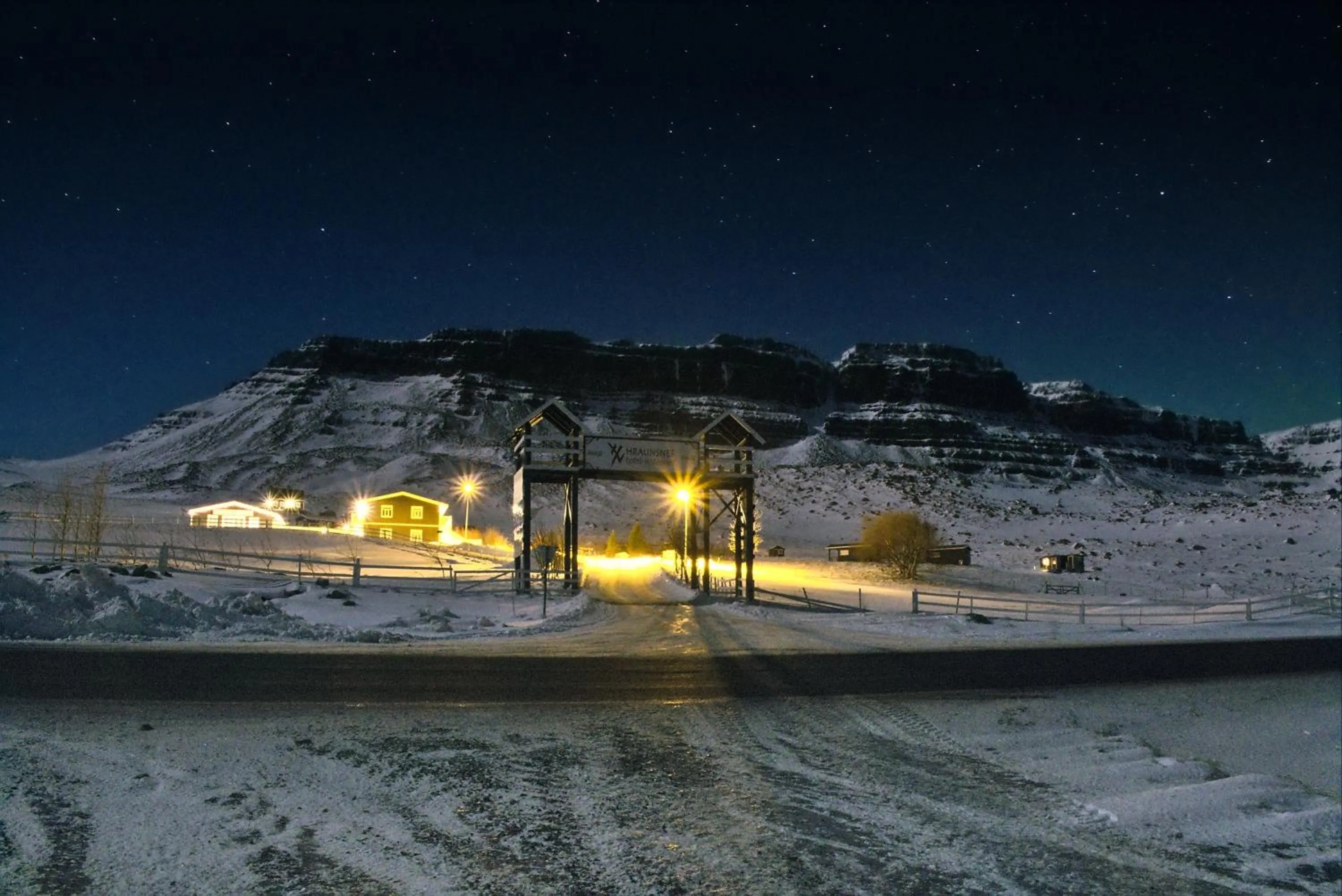 Property building in Hraunsnef Country Hotel