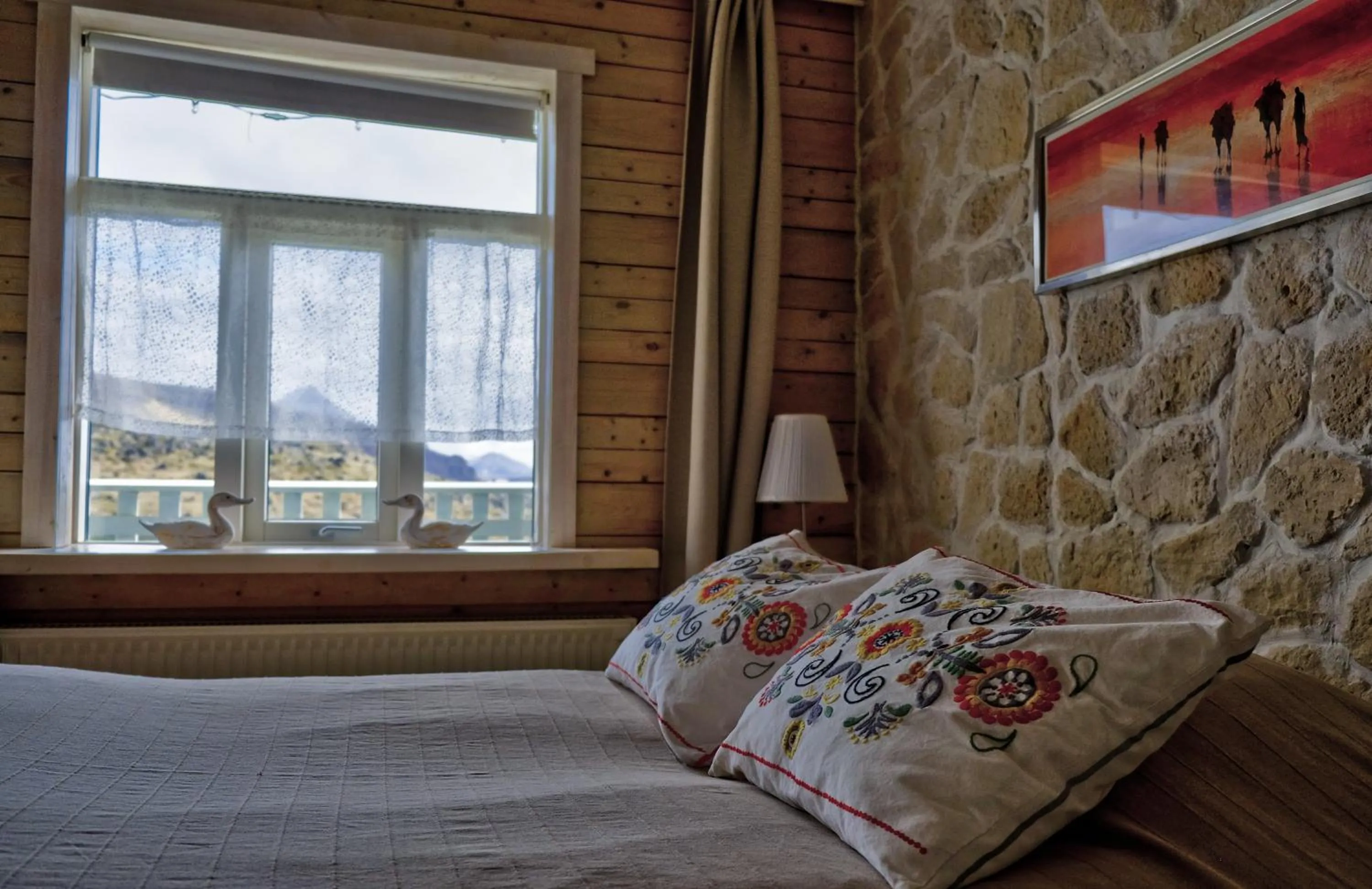 Bedroom, Bed in Hraunsnef Country Hotel