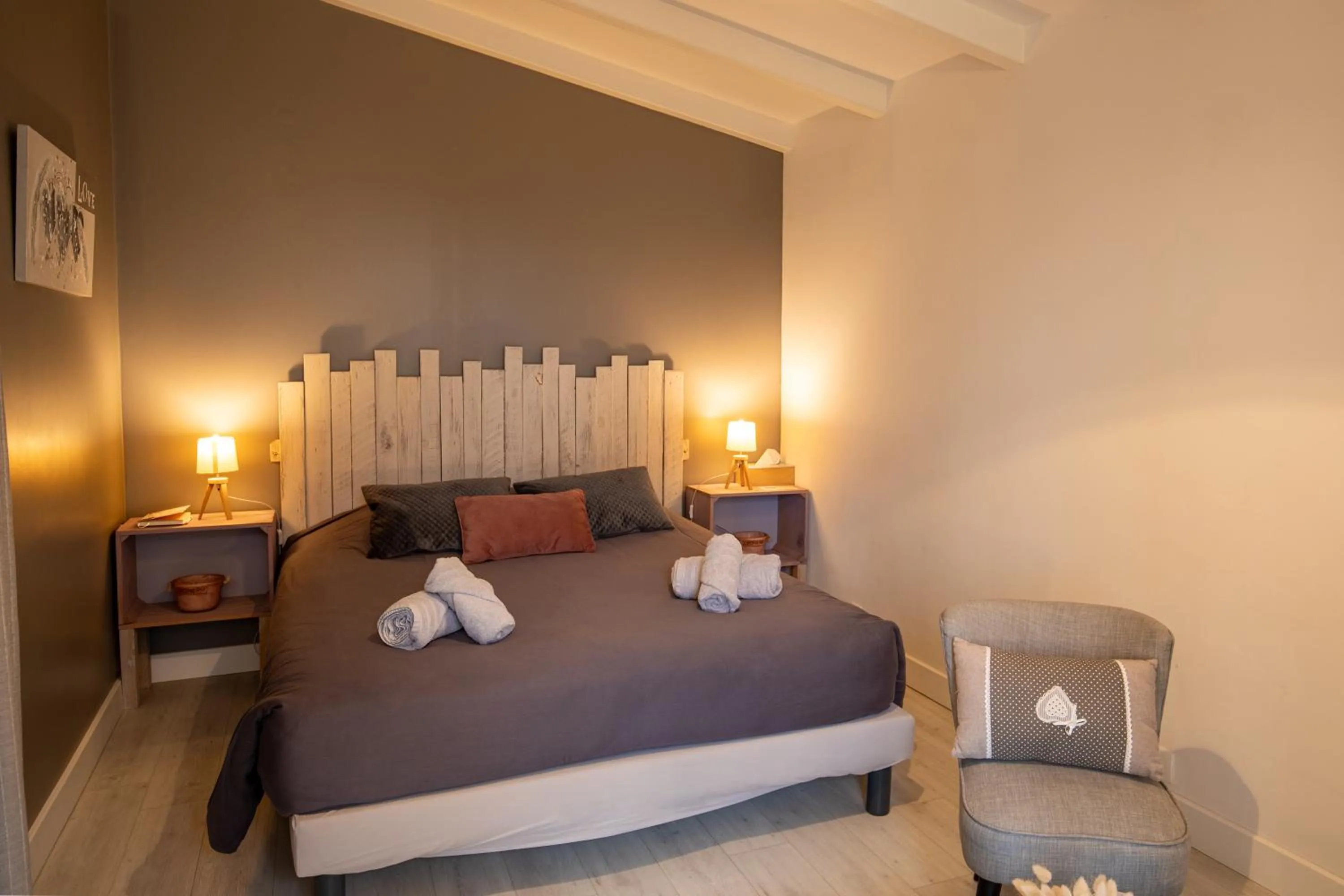 Bed in Les granges du chiron