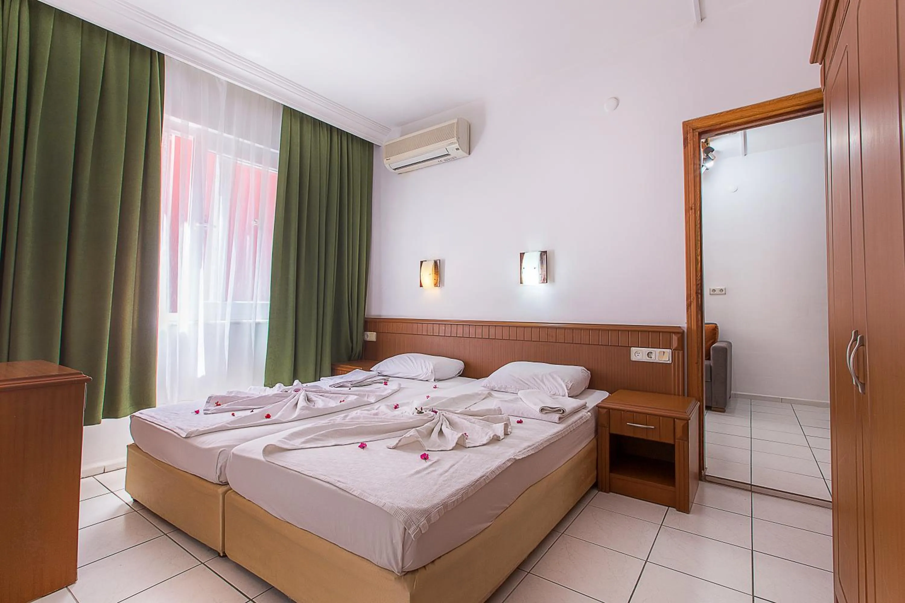 Bed in Bayram Apart Hotel