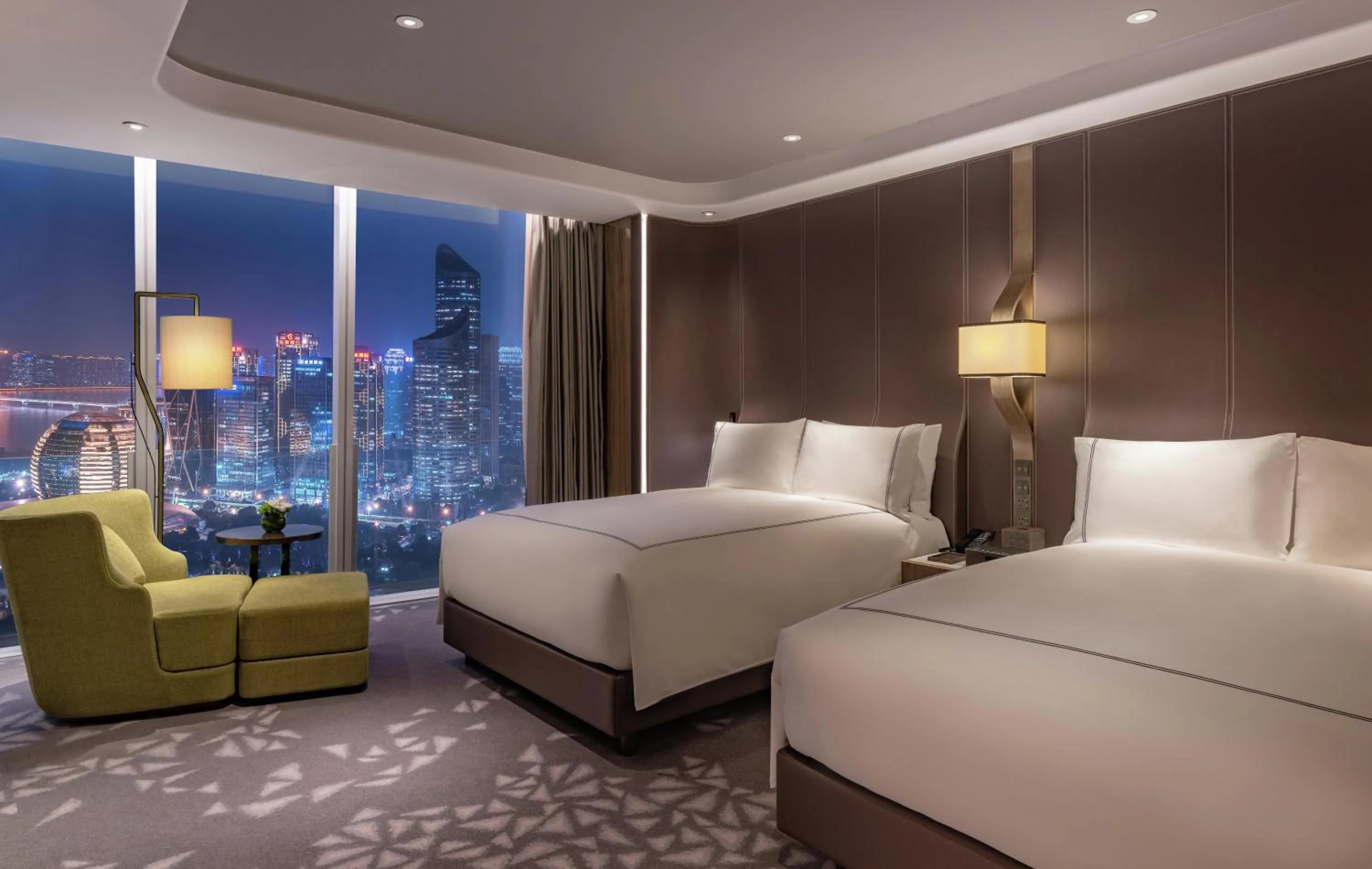 View (from property/room), Bed in Conrad Hangzhou
