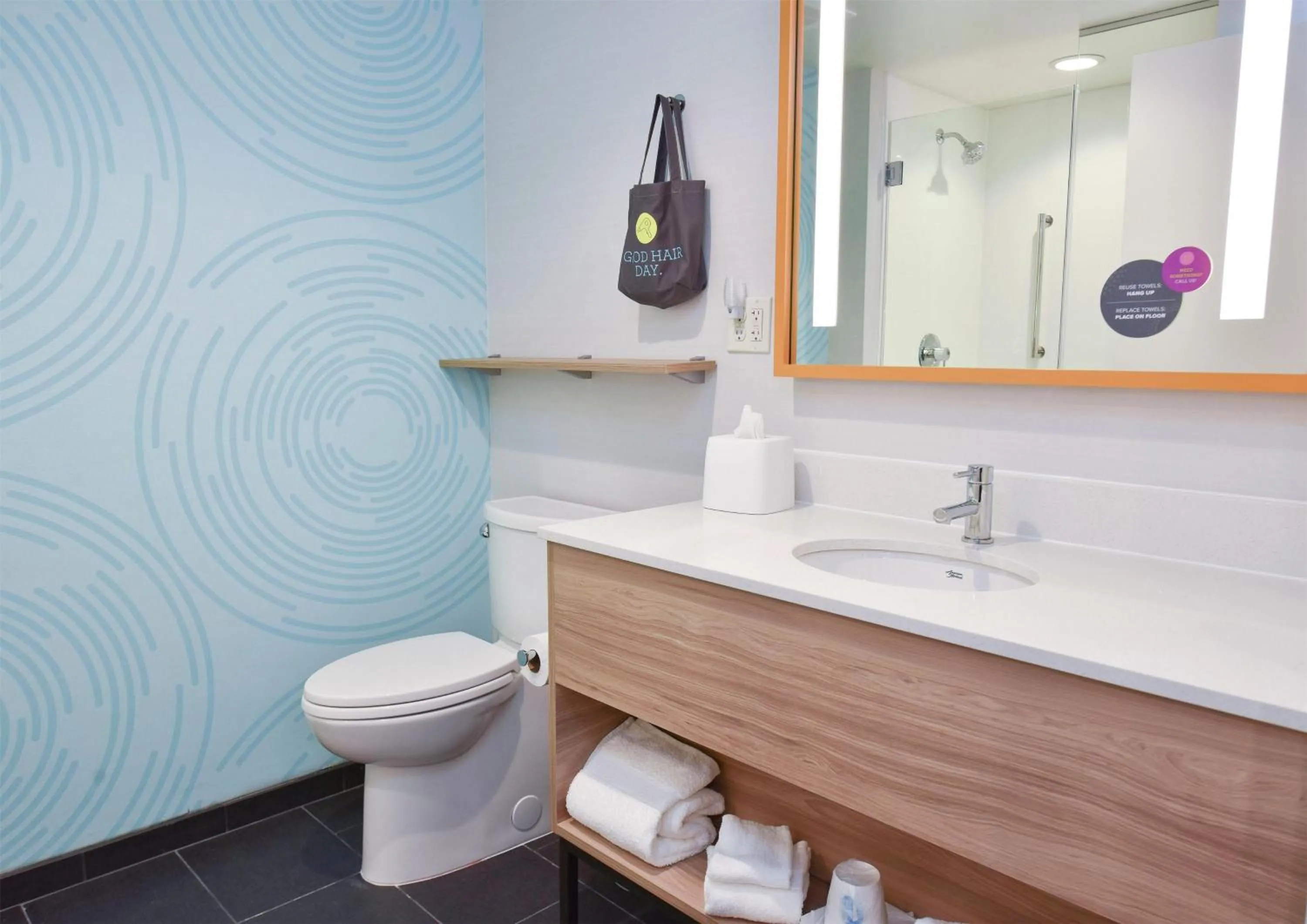 Bathroom in Tru By Hilton Lawrence