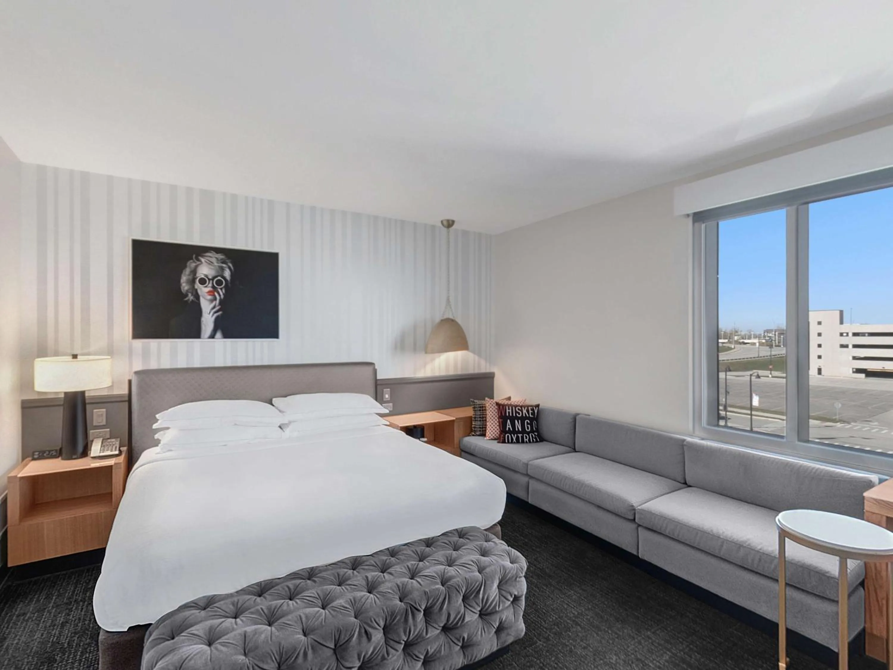 Bed in The Rose Chicago, Tapestry Collection By Hilton