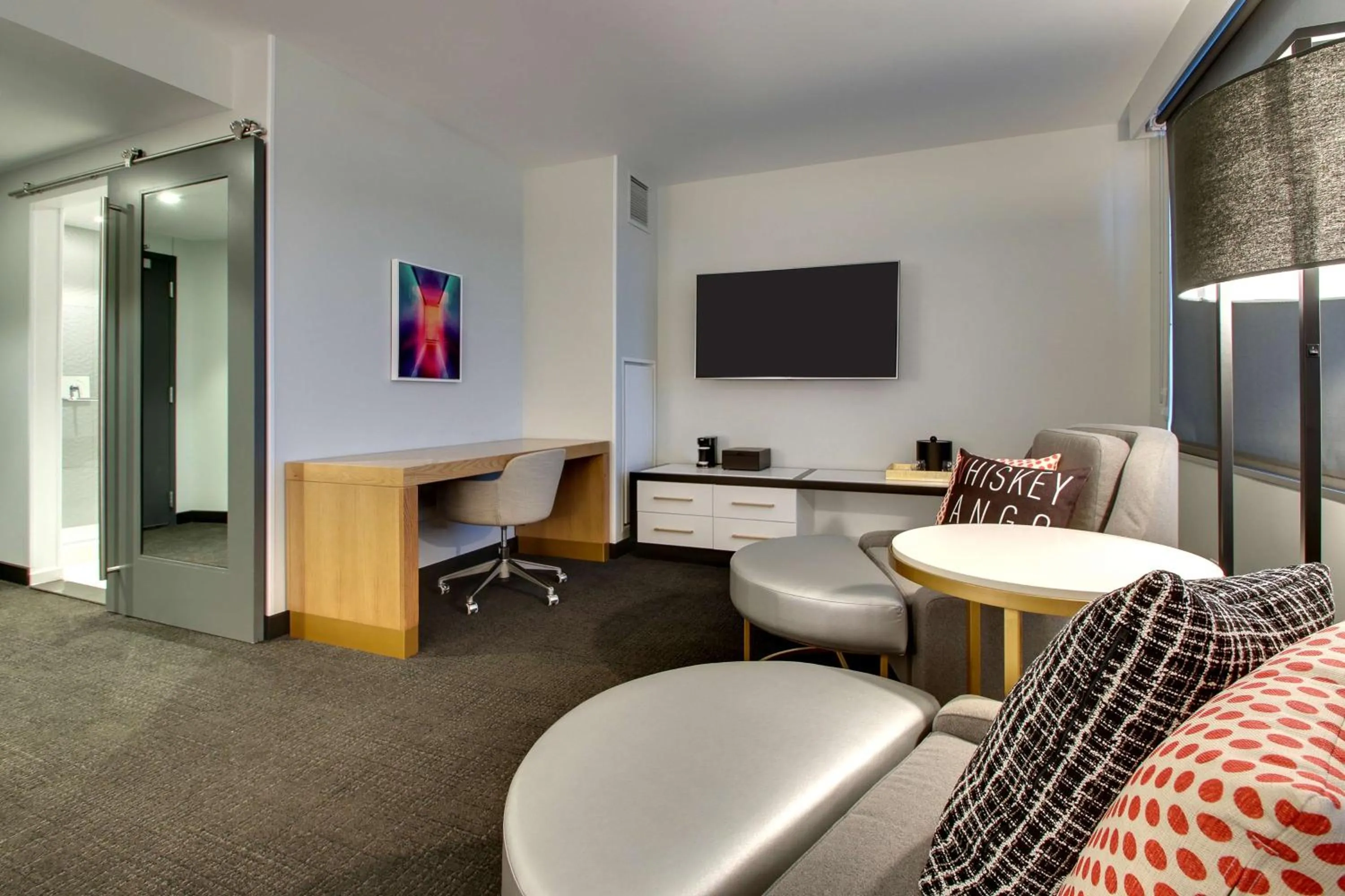 Living room in The Rose Chicago, Tapestry Collection By Hilton