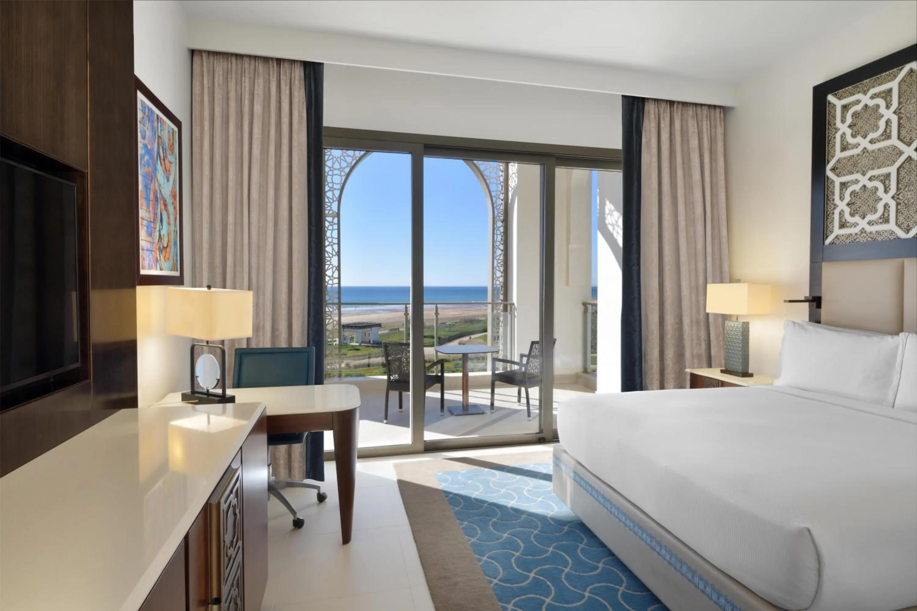 Bed in Hilton Tangier Al Houara Resort & Spa