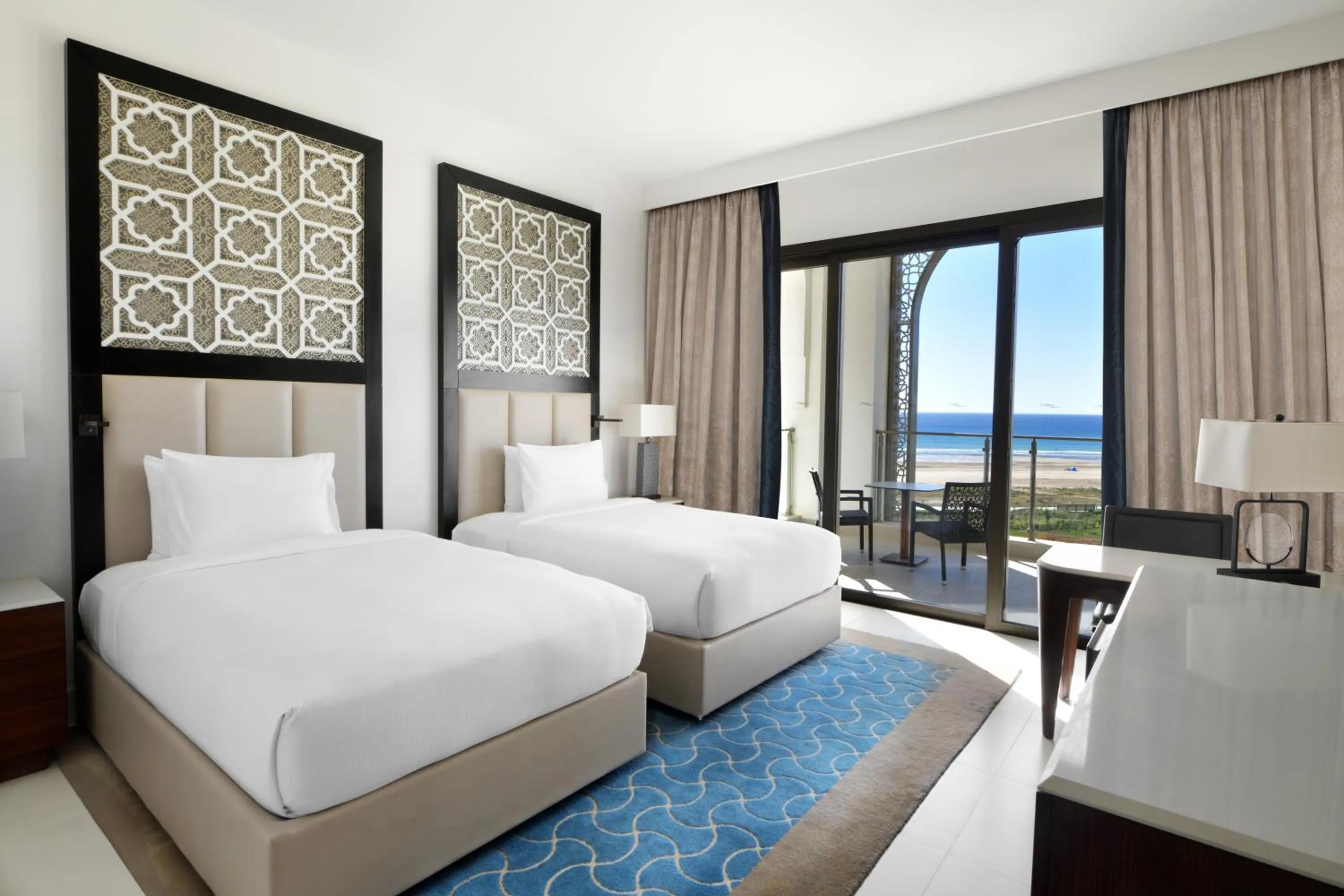 Bed in Hilton Tangier Al Houara Resort & Spa