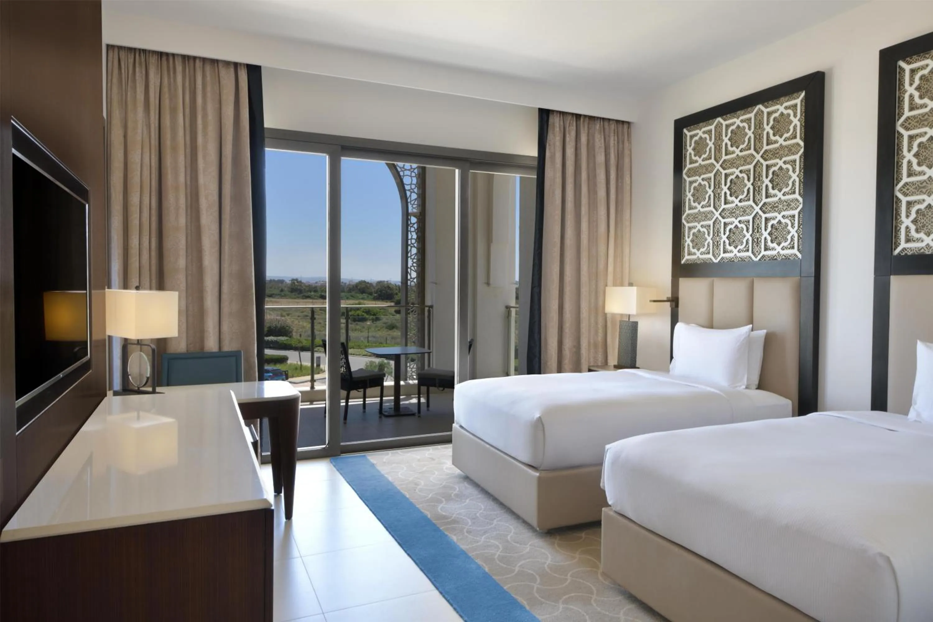 Bed in Hilton Tangier Al Houara Resort & Spa